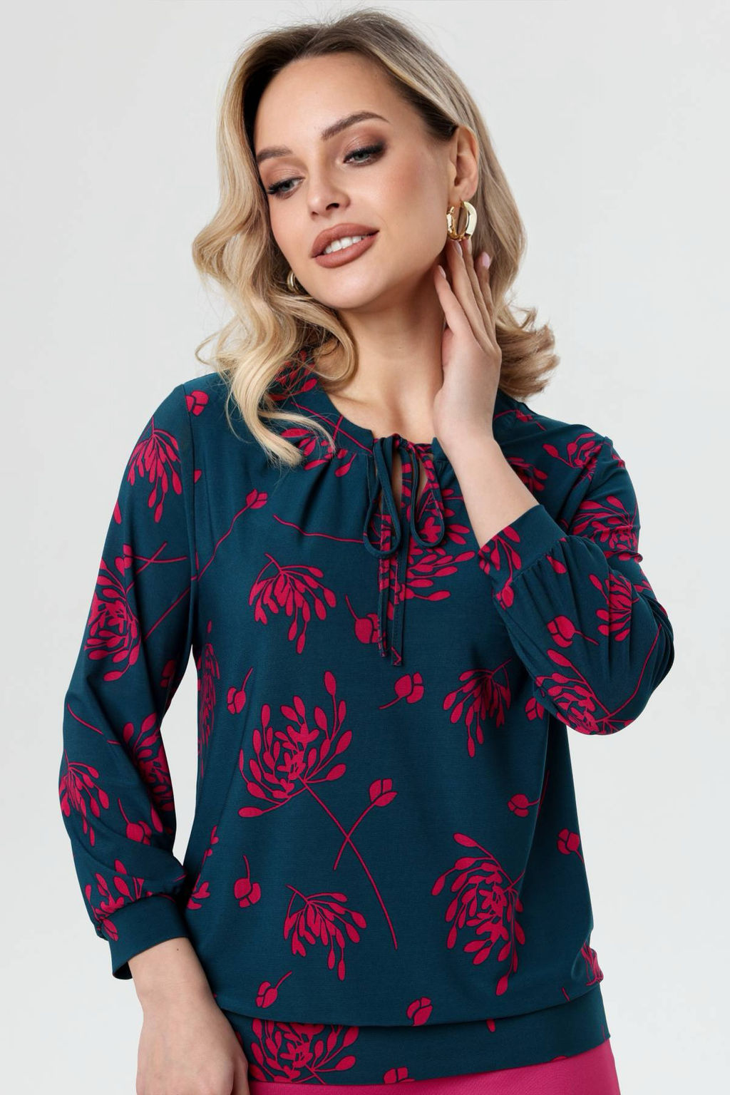 Блузка женская 7037/05/Оливковый - Rise фото 4