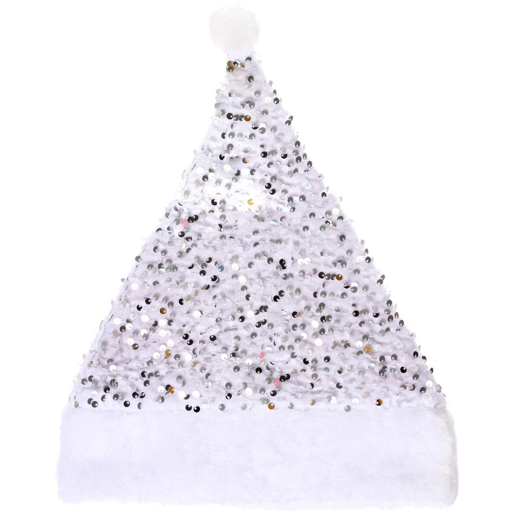 Цена за 2 шт. Колпак новогодний "Сияние", Серебро