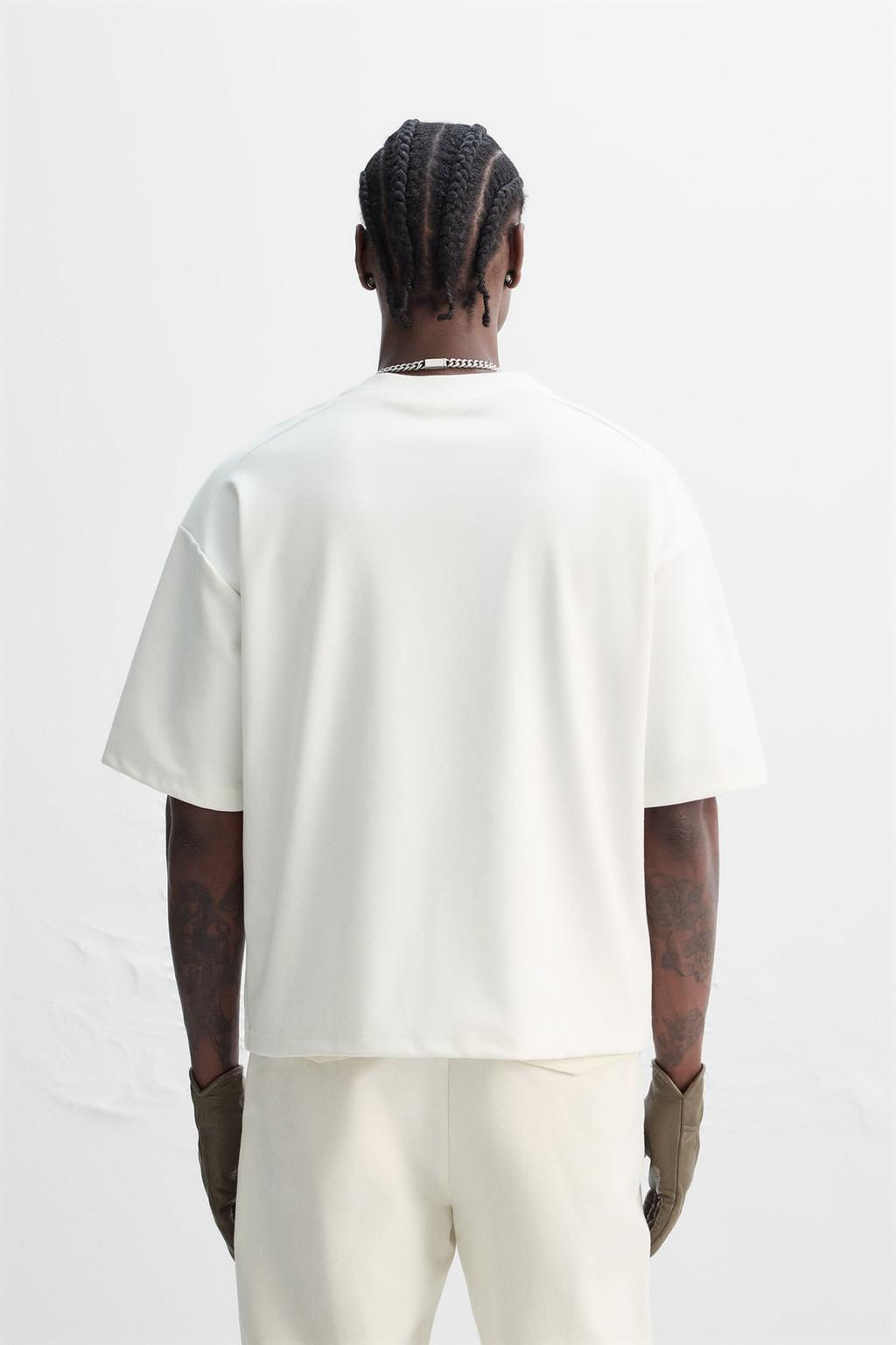 LIMITED EDITION INTERLOCK T-SHIRT - Zara фото 19