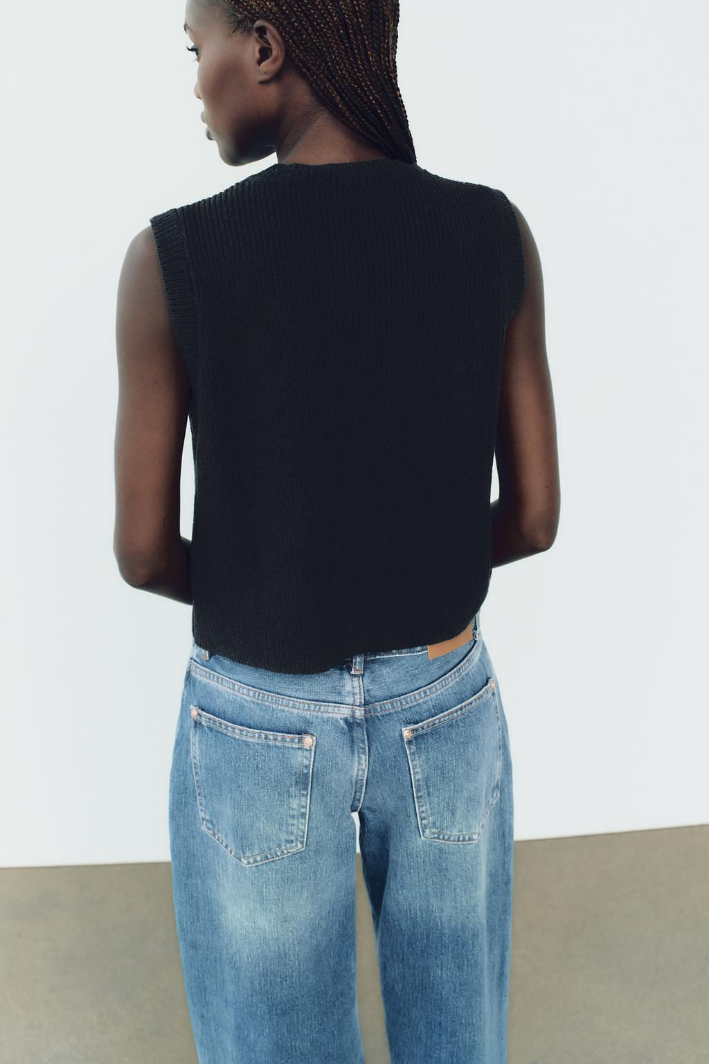PLAIN KNIT TOP - Zara фото 19