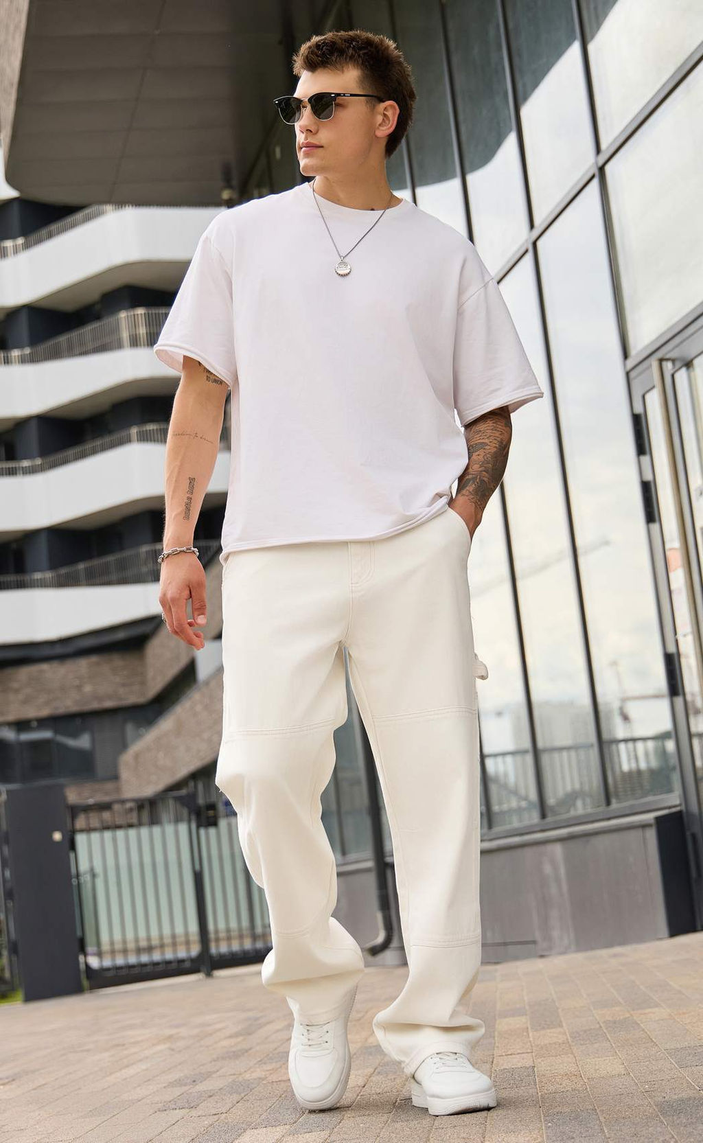 Джинсы муж. F611-0125 milk - Fine joyce фото 4