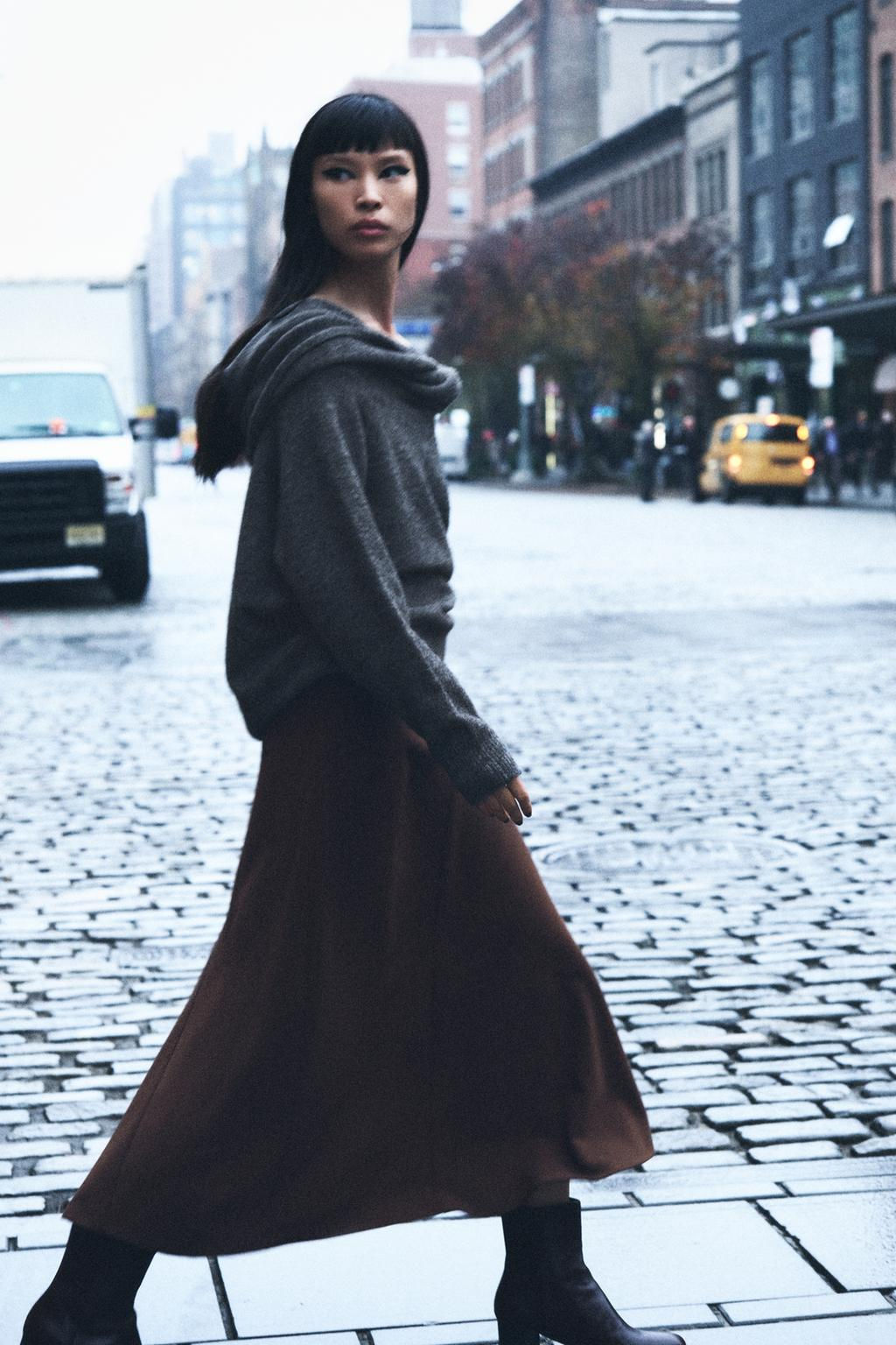 OFF-THE-SHOULDER KNIT SWEATER - Zara фото 3