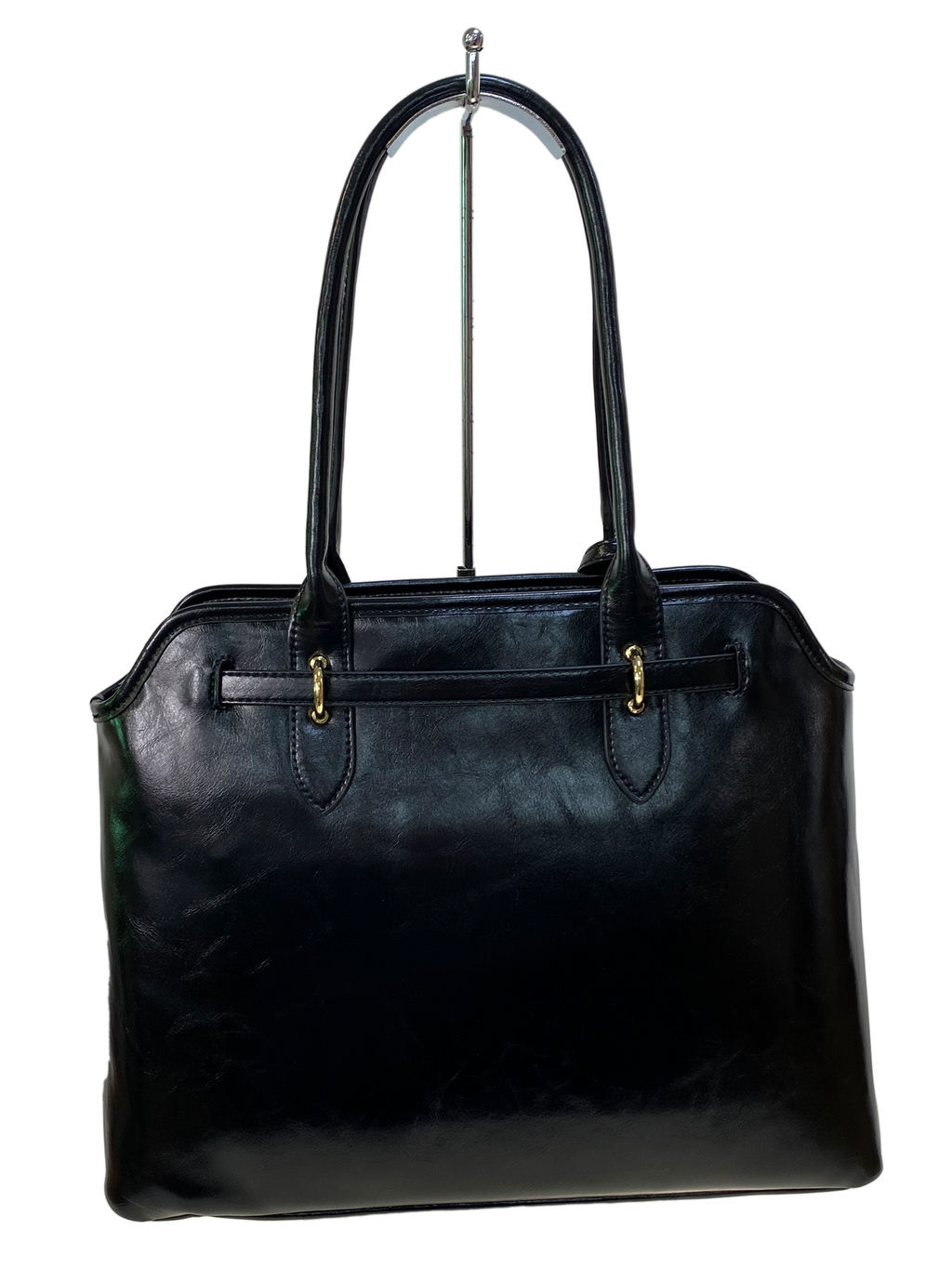 Женская сумка из искусственной кожи, цвет черный - Greta фото 2