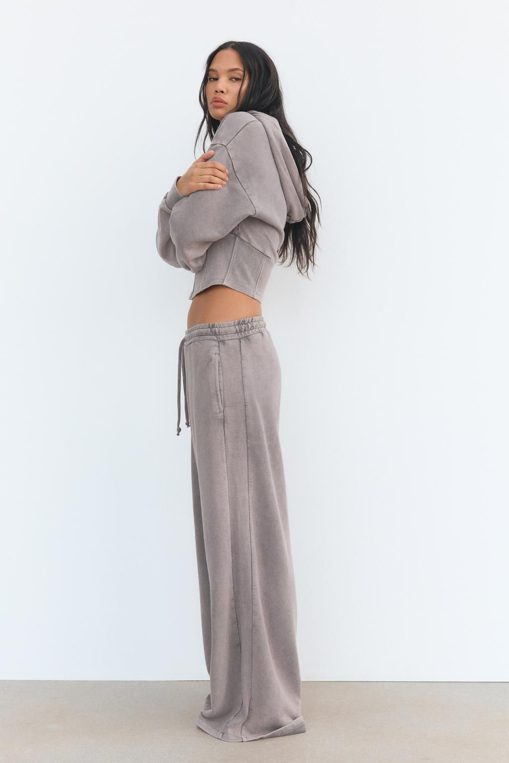 FADED JOGGING TROUSERS - Zara фото 3