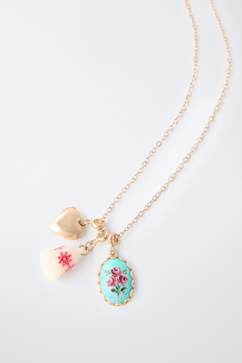 COLLAR COLGANTES CHARMS / Dorado - Zara фото 2