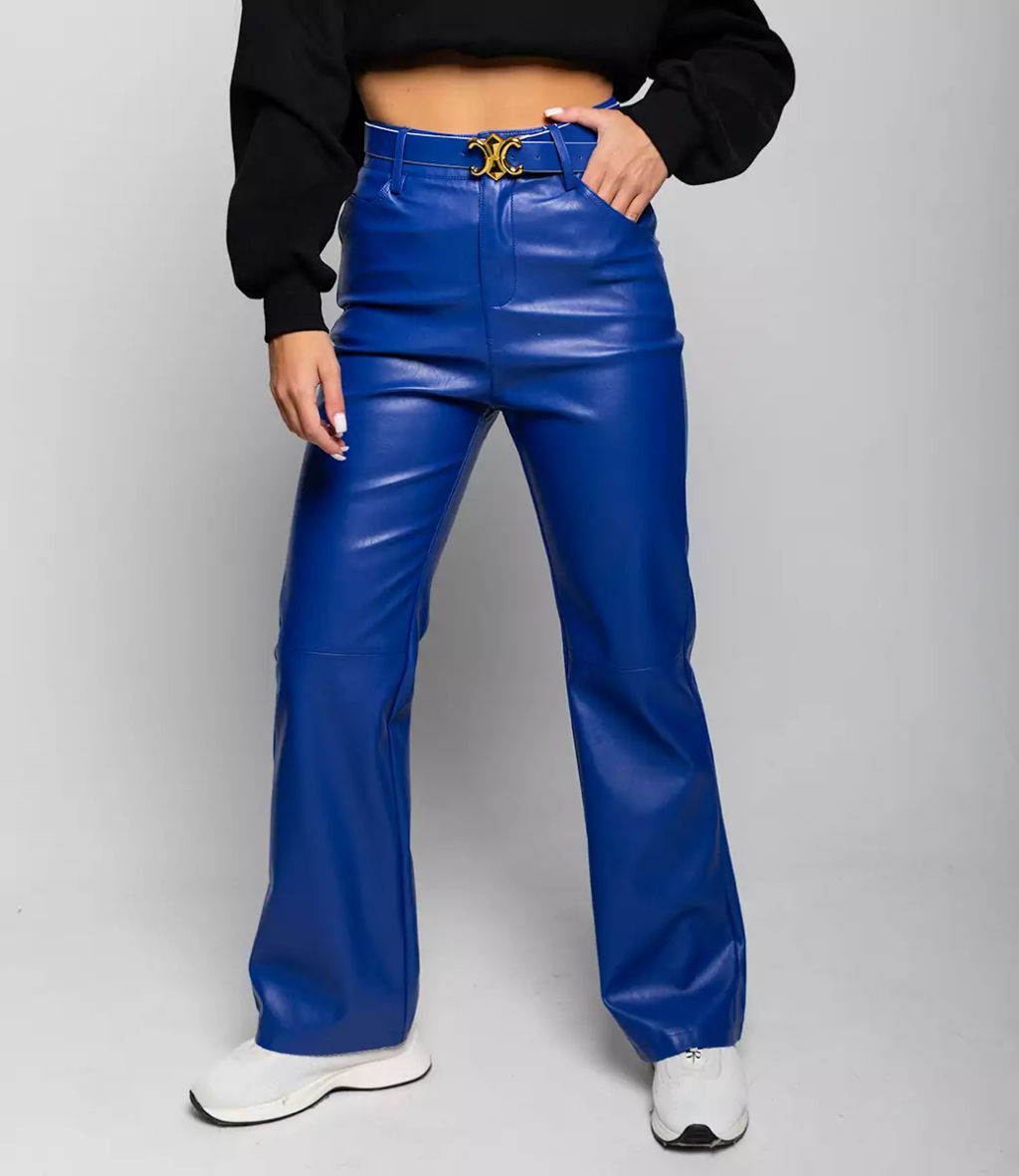 Брюки #КТ6516, синий - Dommod фото 2