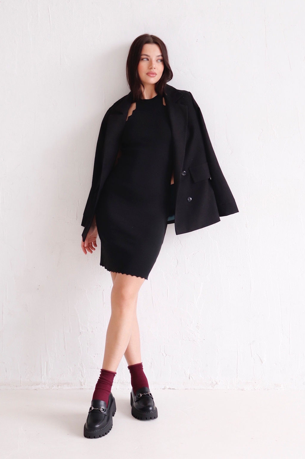 Платье-американка чёрное - Martichelli фото 15