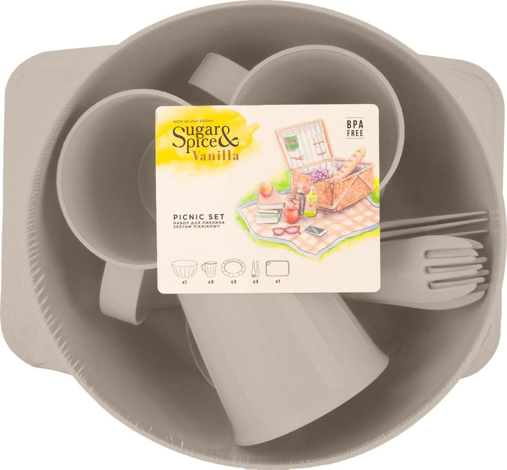 Набор для пикника Plast Team на 3 персоны 14 предметов PT184412000