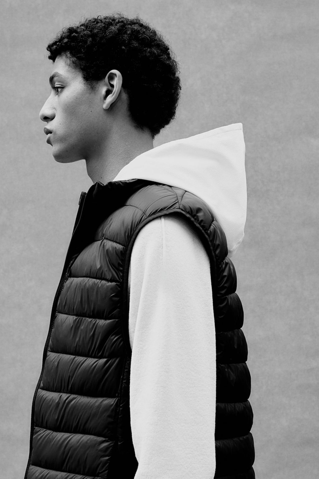 Slim Fit Water-repellent puffer gilet - H&m фото 5