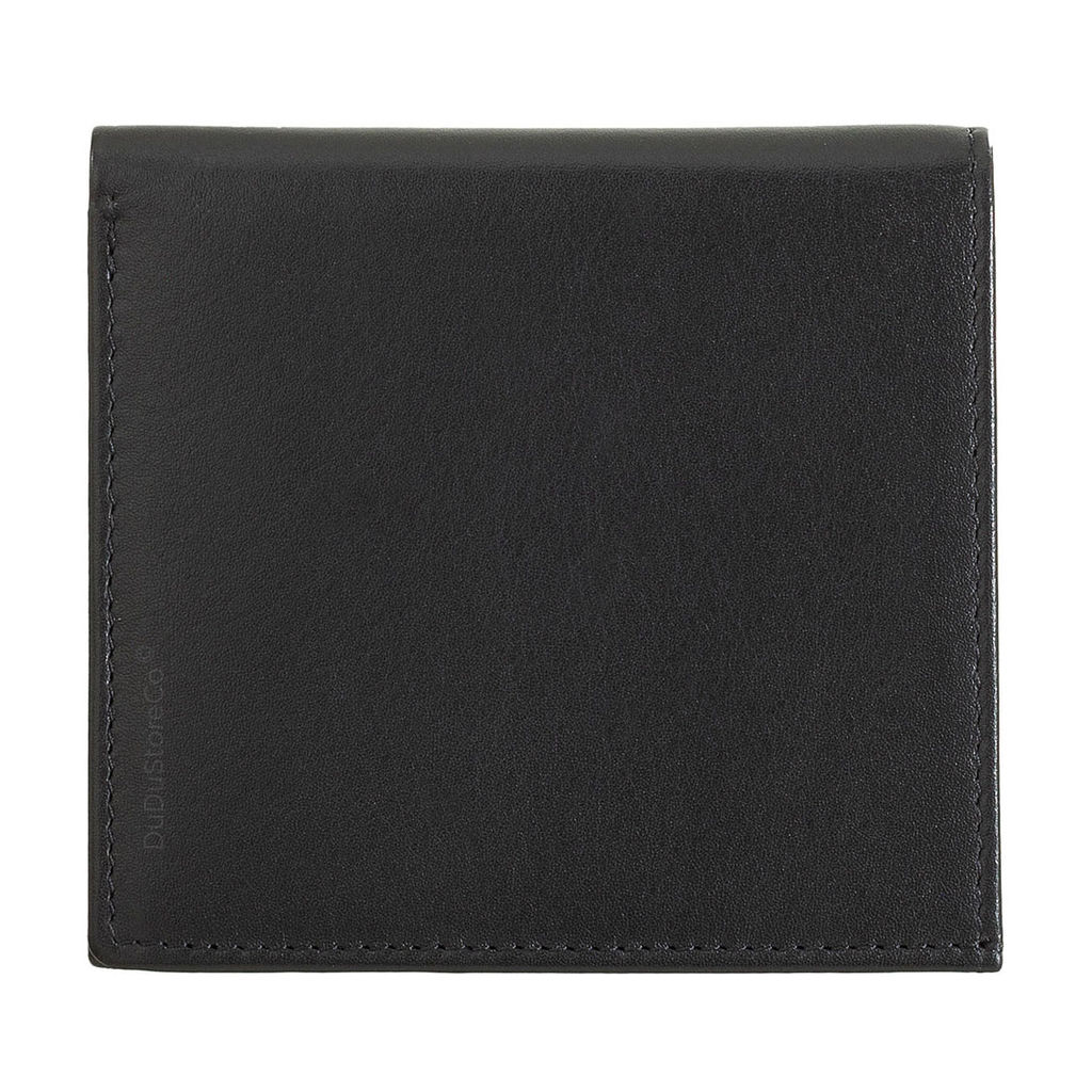 Итальянский кожаный кошелек DuDu серии Flavio | черный