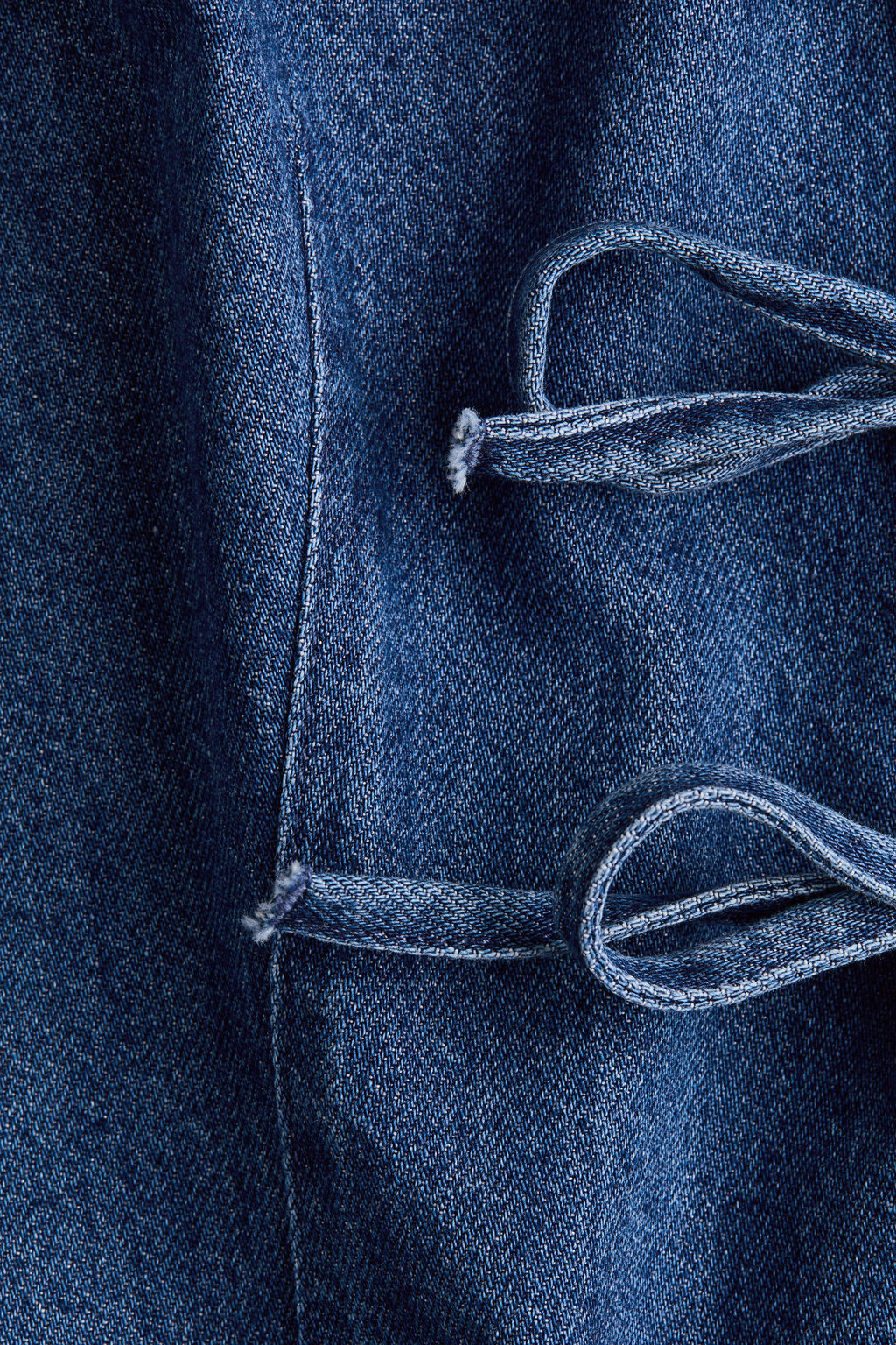 MAMA Chaleco denim con lazadas - H&m фото 6