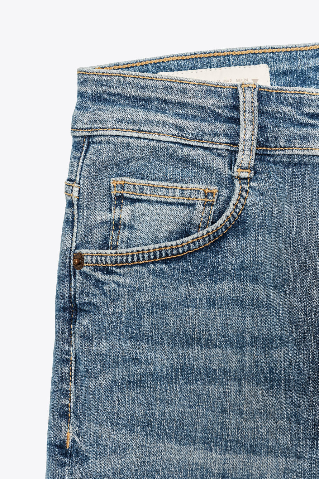 TRF HIGH-WAIST SKINNY JEANS - Zara фото 7