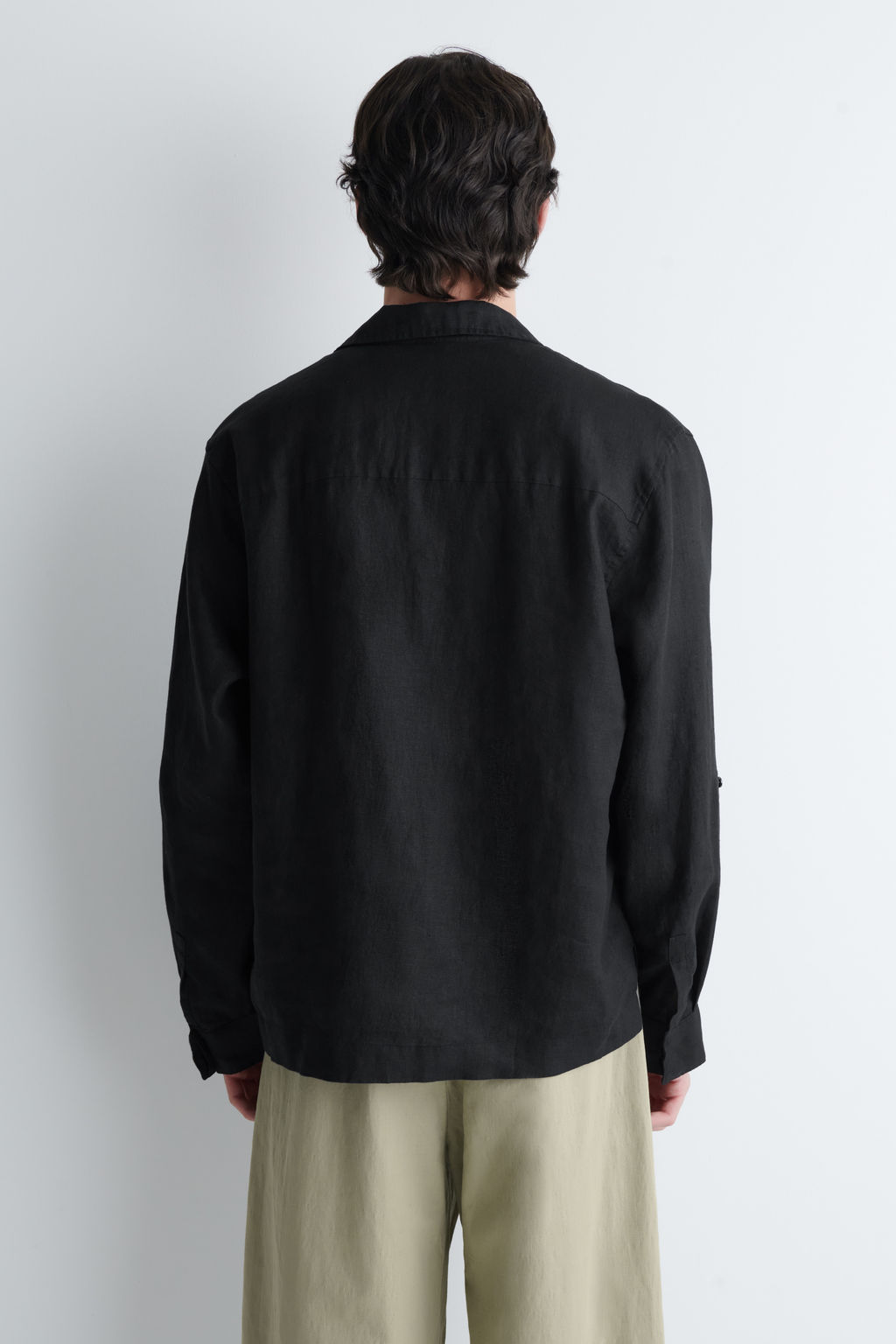 CAMISA DE LINO SIN BOTONES - H&m фото 6