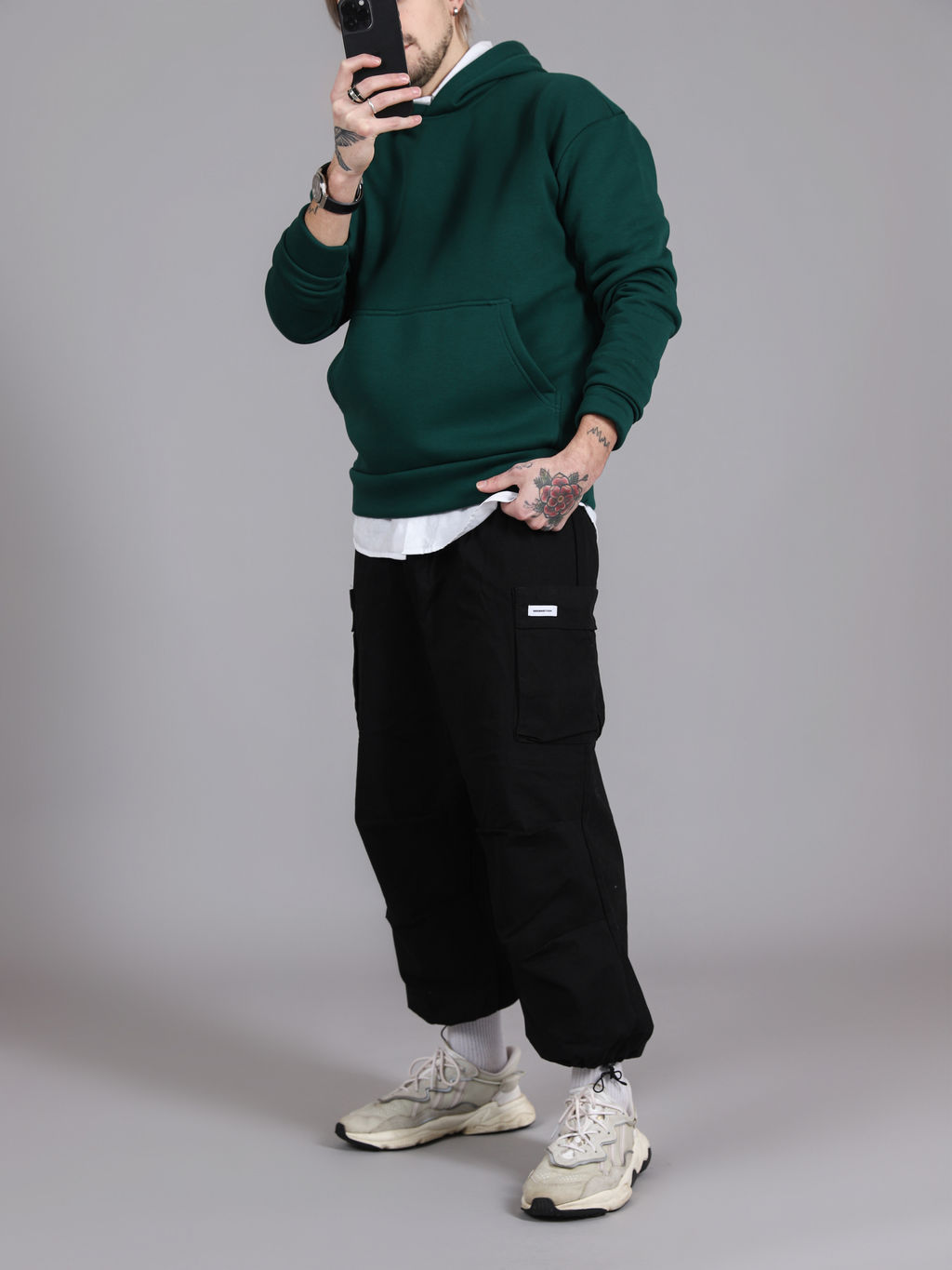 Толстовка, Худи К201-ИЗИ Изумруд