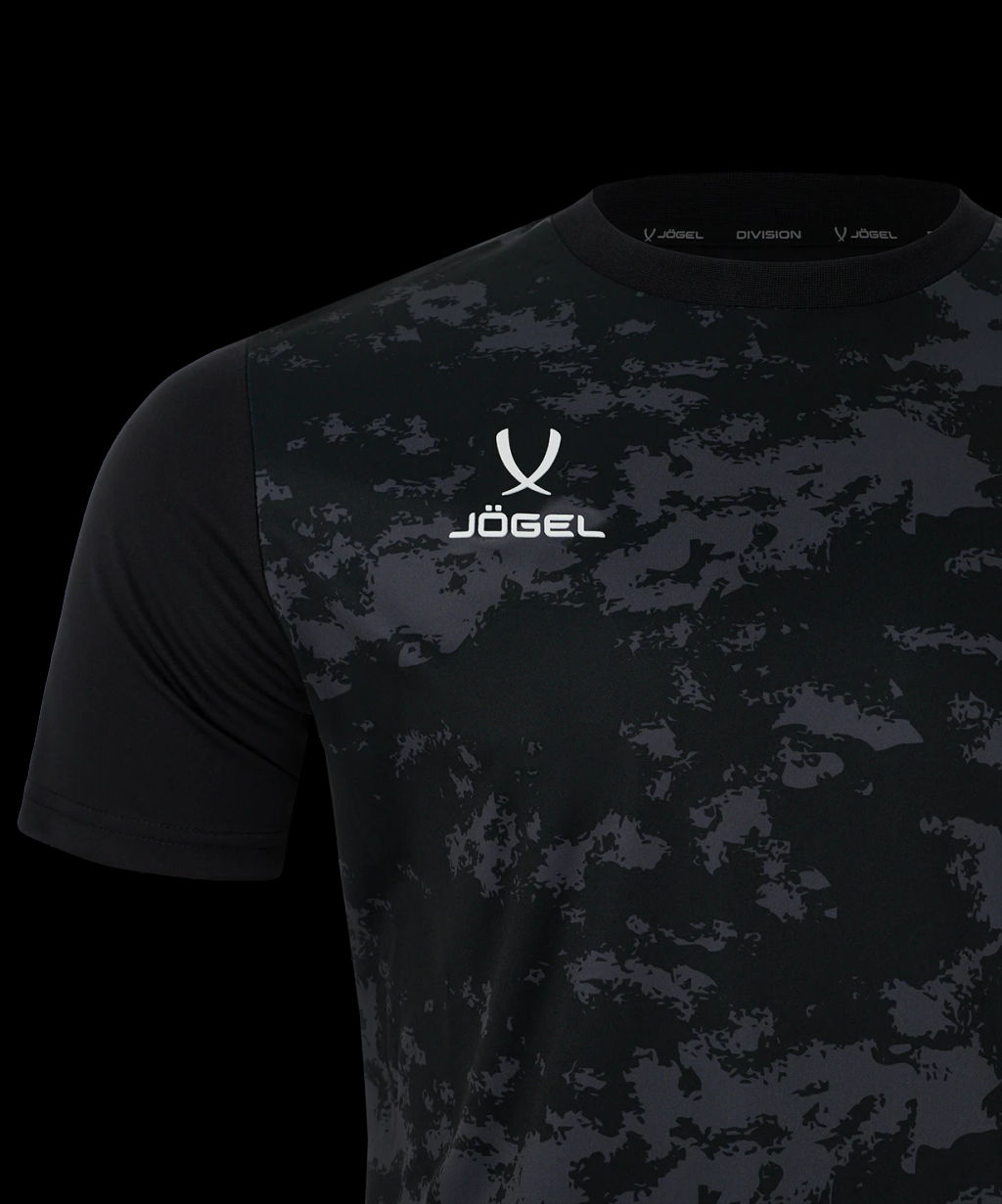 Футболка вратарская JOGEL DIVISION PerFormDRY SPLASH GK Jersey, черный, детский  фото 4