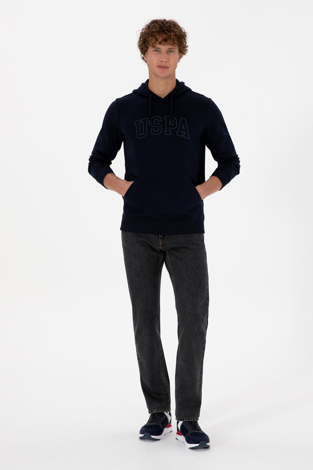 Erkek Lacivert Basic Sweatshirt Sepette S_rpriz _ndirim - U.s. polo assn фото 4