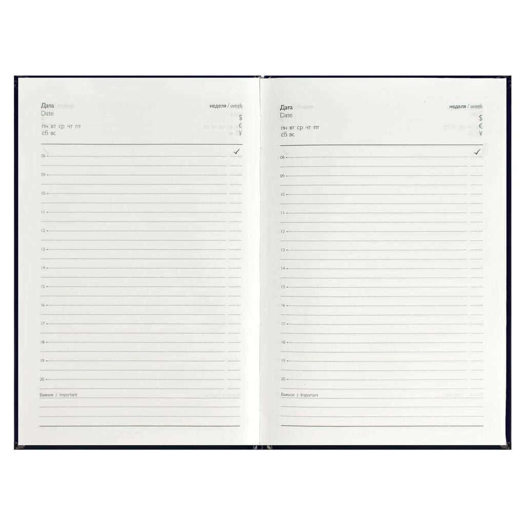 Ежедневник недатированный DIARY арт. 68058 МАГИЯ КОФЕ / А5, 80 л., твёрдый переплёт, полноцветная печать, тиснение цветной фольгой, ламинация "софт-тач" вельвет. Блок - белый офсет, 65 г/м?, печать в одну краску, линия,