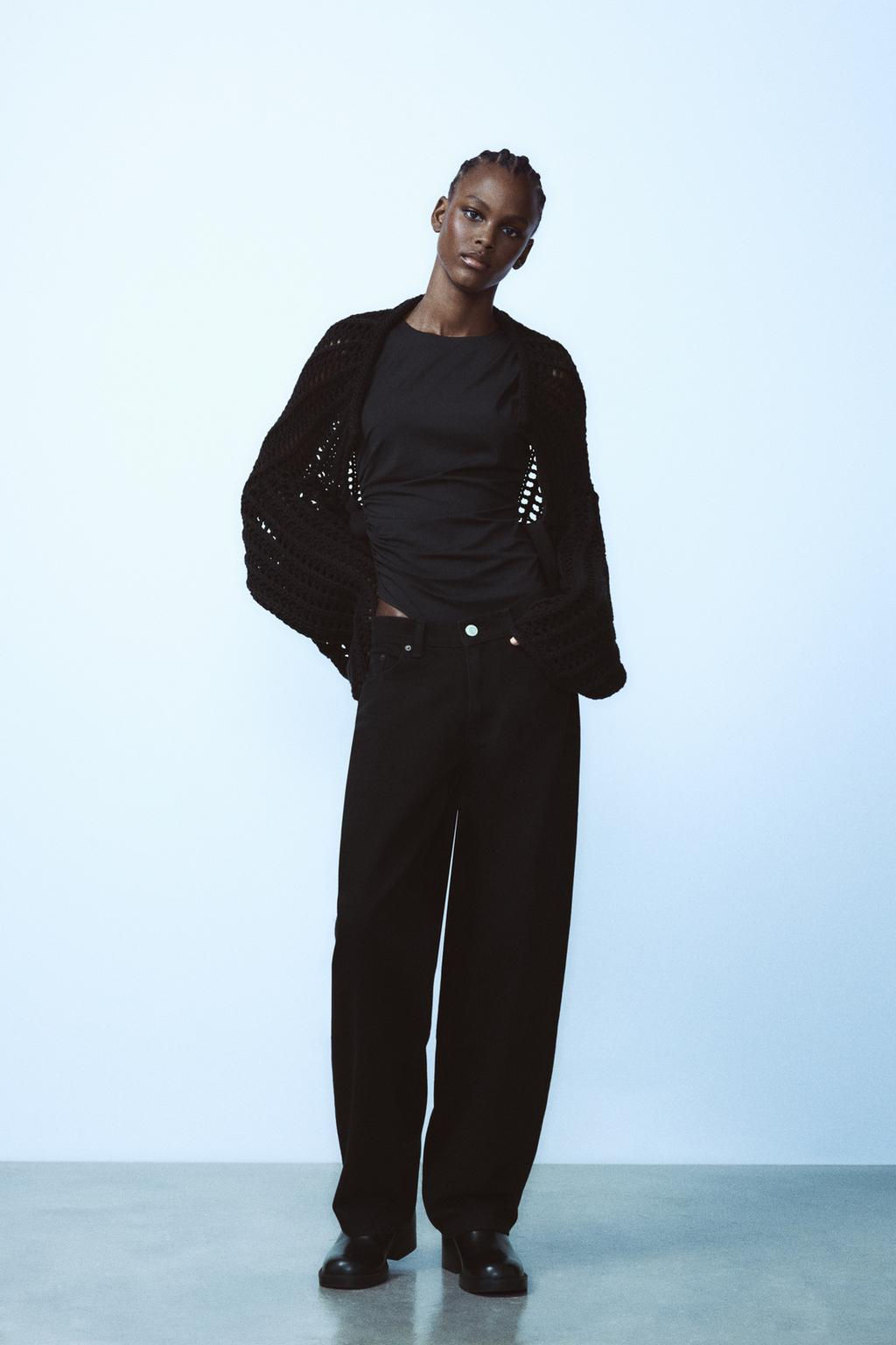 TRF BALLOON MID-RISE JEANS - Zara фото 10