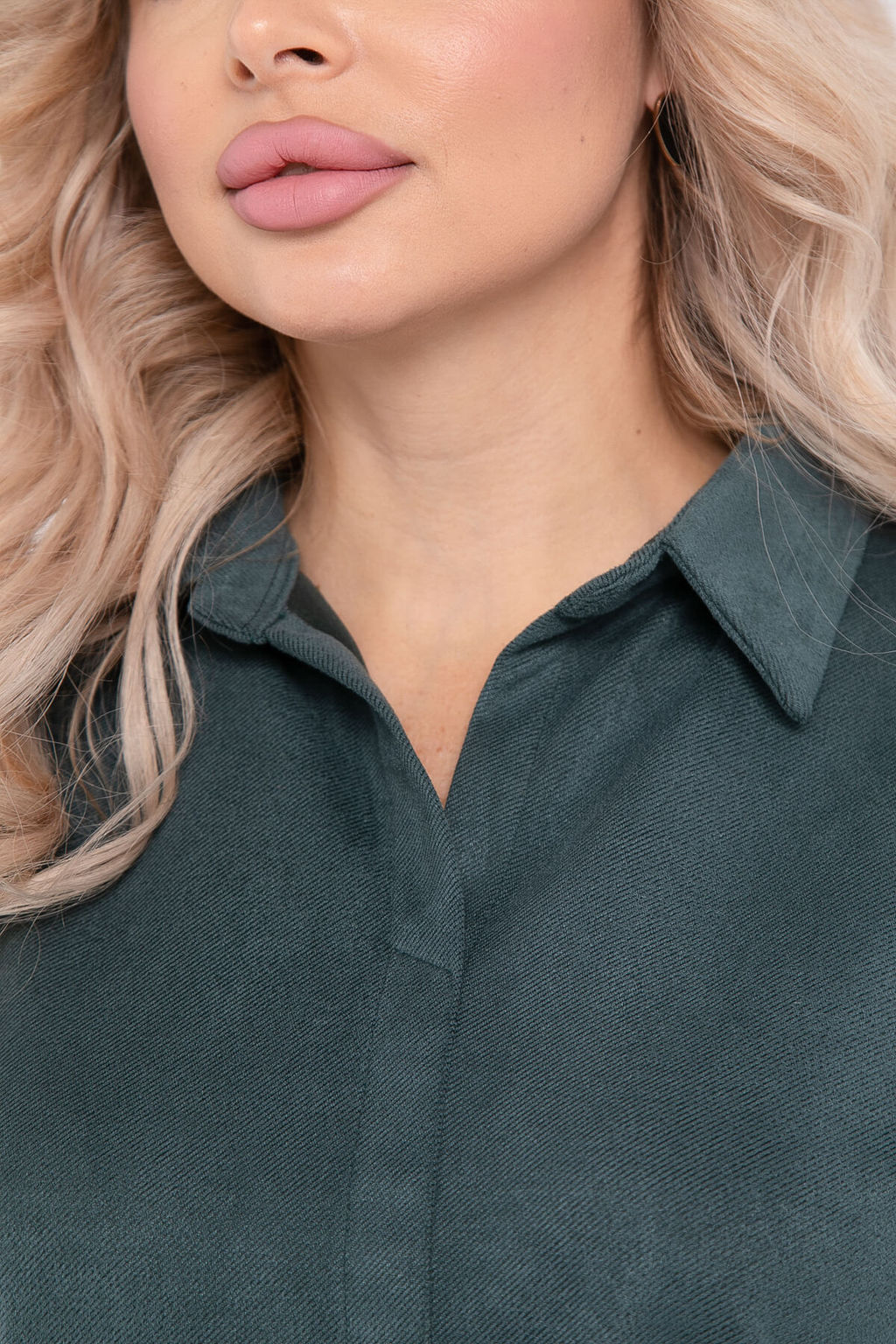 Туника Мона Лиза (темно-зеленая) Б7983 - Lt collection фото 3