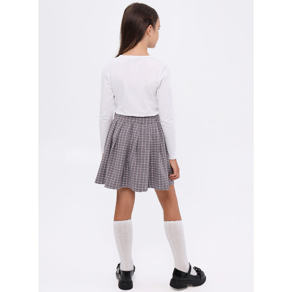 Юбка школьная футер 2х петля 1660320101 - Youlala фото 9