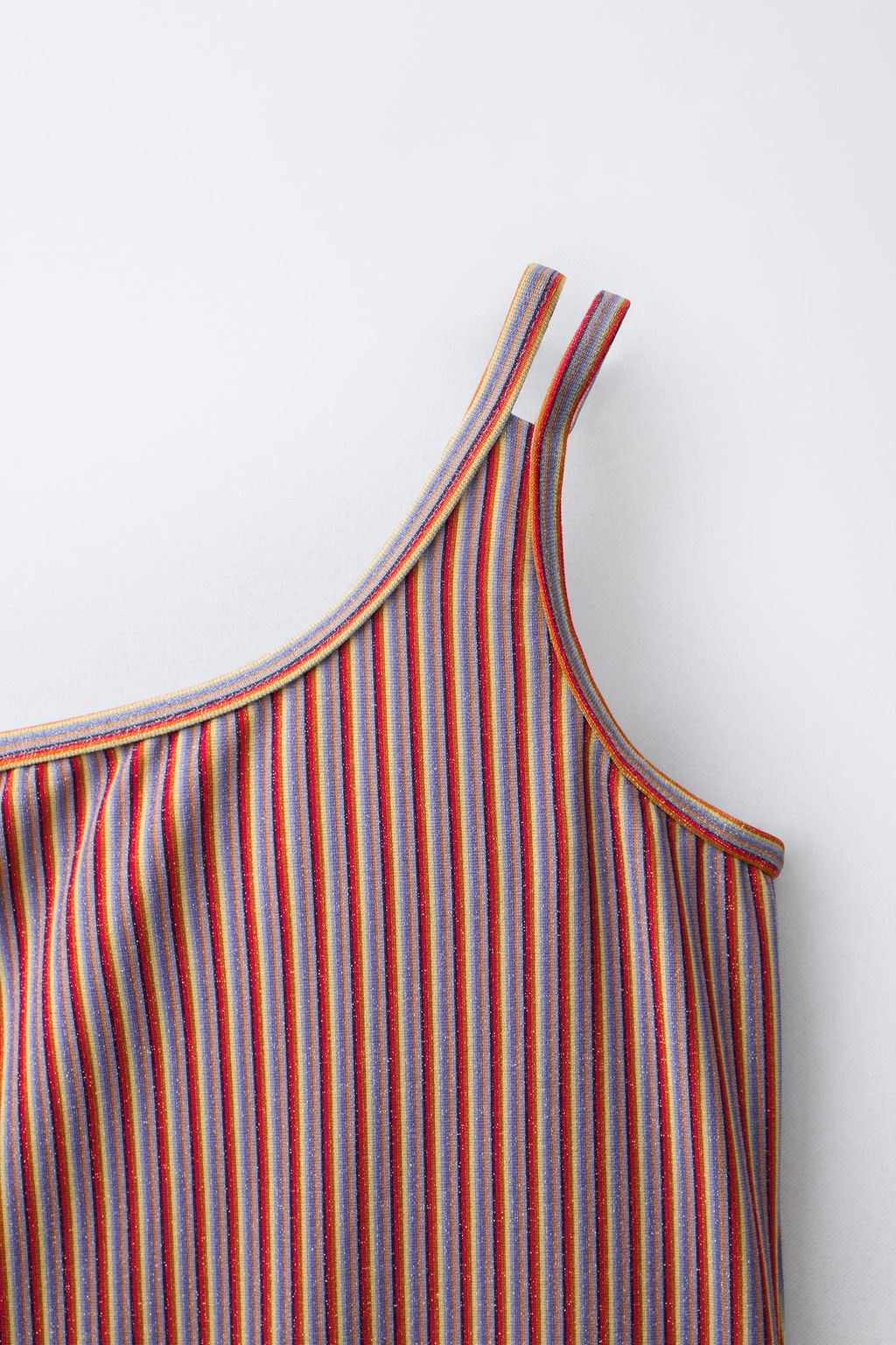 6-14 A?OS/ BA?ADOR ASIM?TRICO RAYAS BRILLO / Azul - Zara фото 3