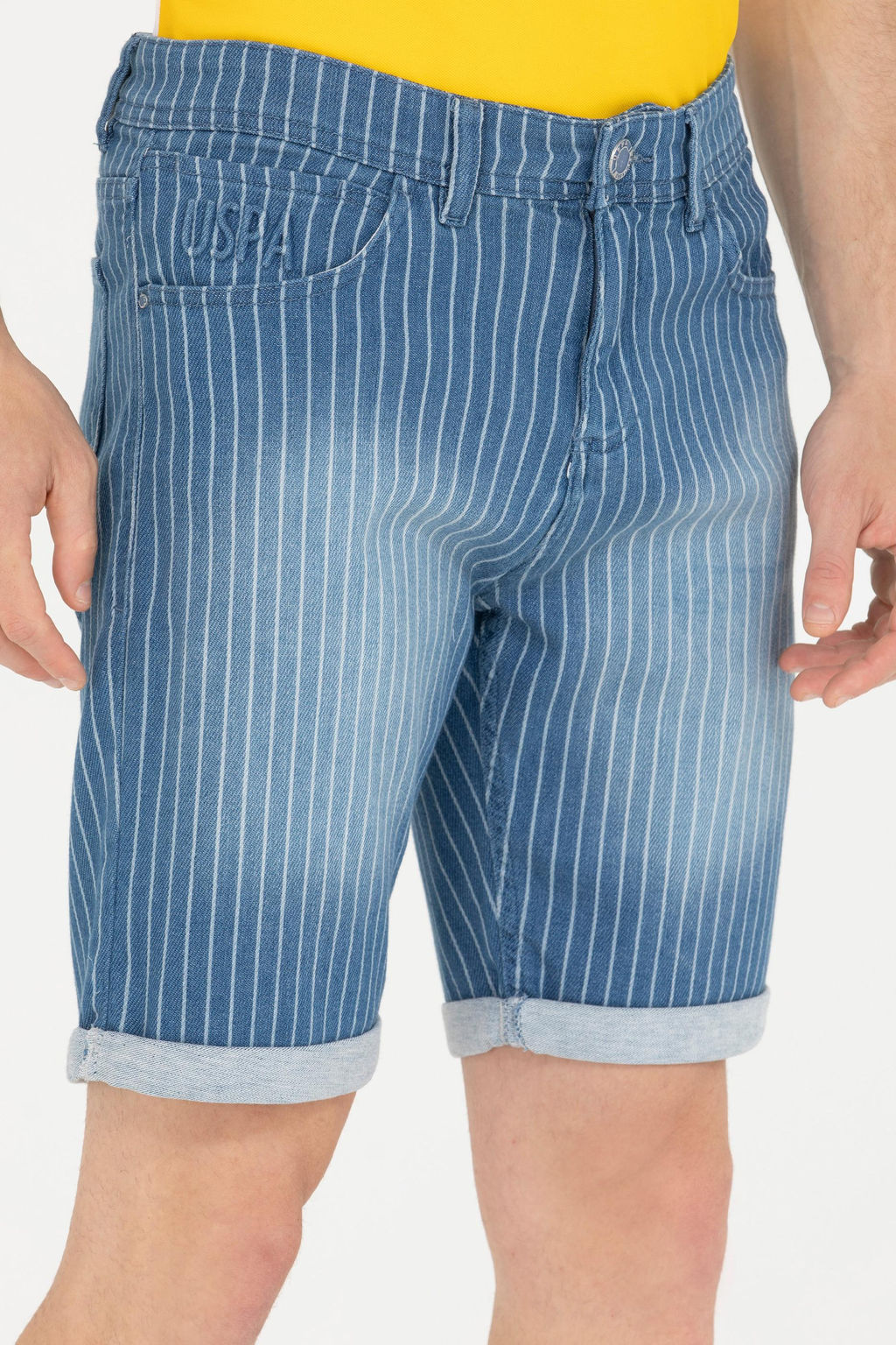 U. S. Polo Assn Мужские синие джинсовые шорты - U.s. polo assn фото 5