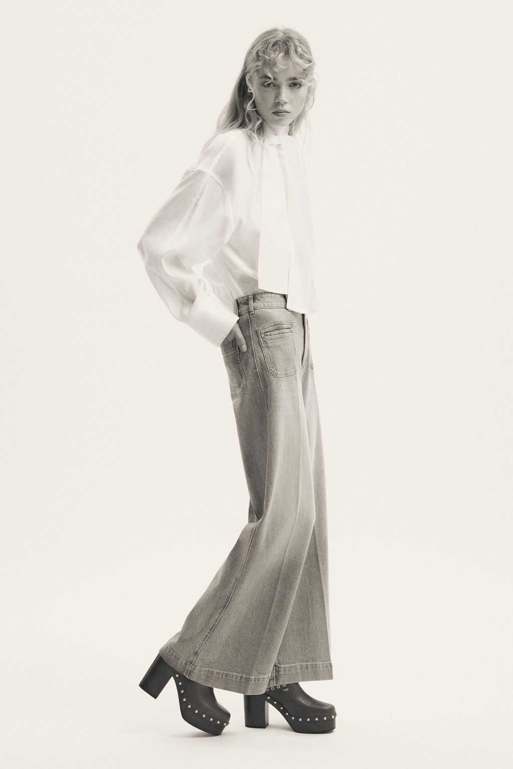 Wide High Jeans - H&m фото 6