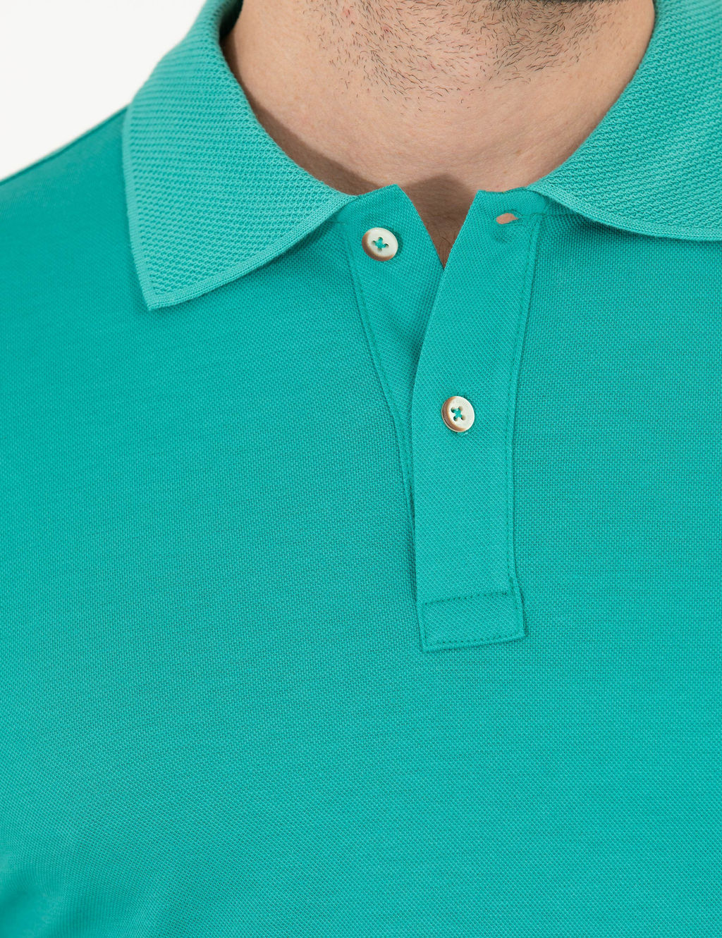 Ye_il Slim Fit Polo Yaka Merserize Ti__rt