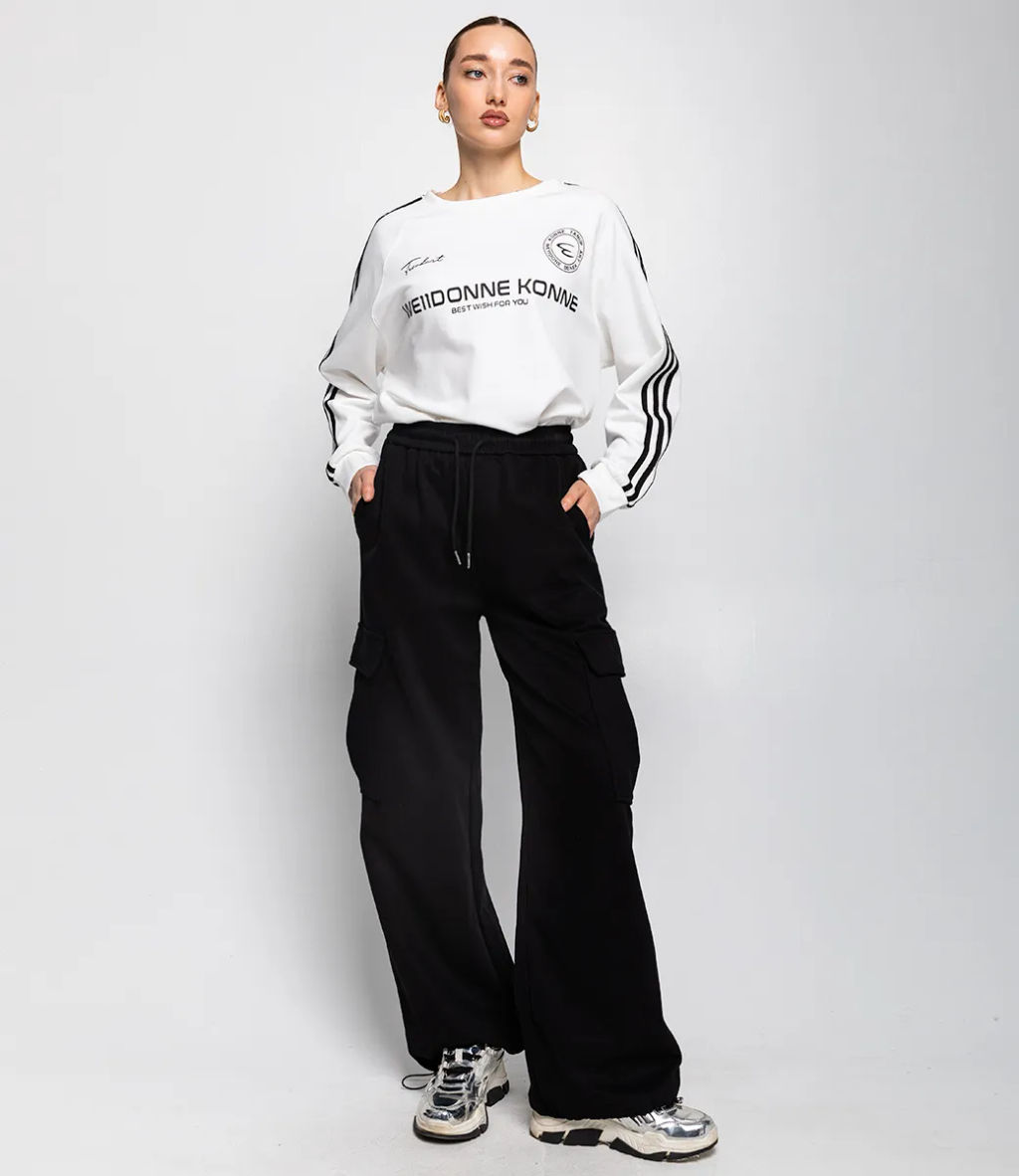 Спортивные брюки #КТ1005 (2), чёрный