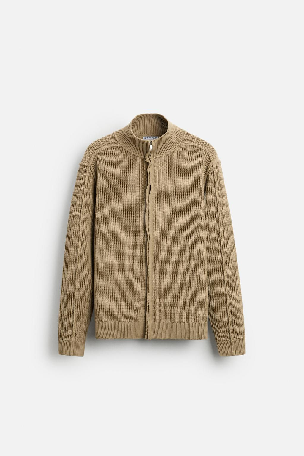 KNIT JACKET WITH REVERSE EFFECT TRIMS - Zara фото 7