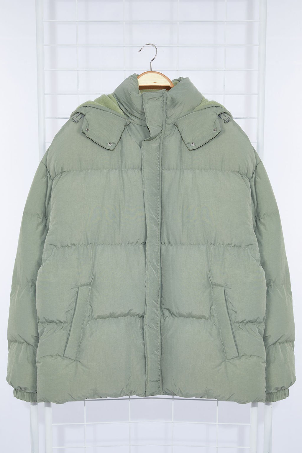 TRENDYOL MAN Erkek Ac?k Mavi Oversize Fit Kapusonlu Taslan K?sl?k Sisme Mont TMNAW25MO00005 - Trendyolmilla фото 6