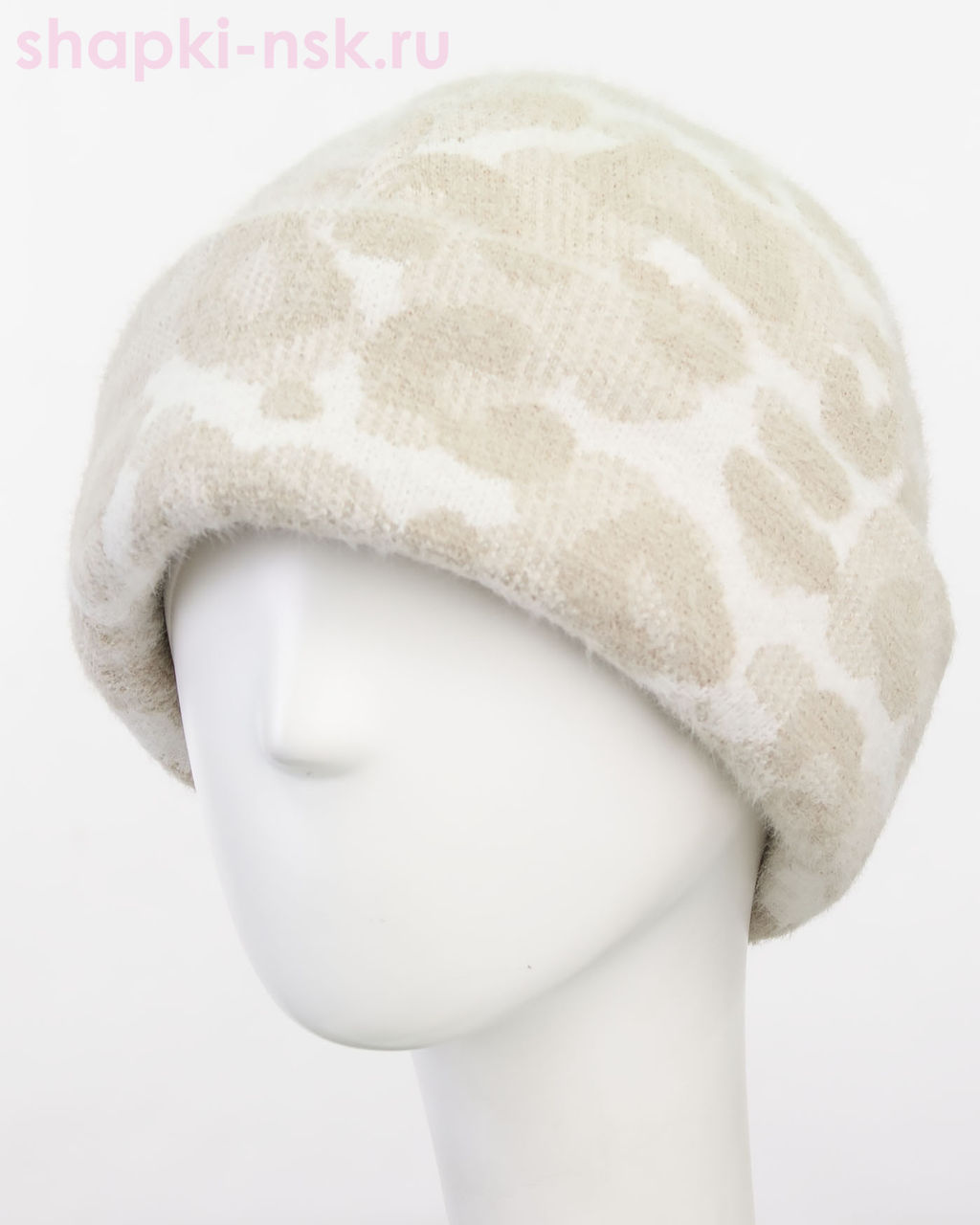 Алиса экомех ягуар трикотаж флис Шапка флис (56-58)