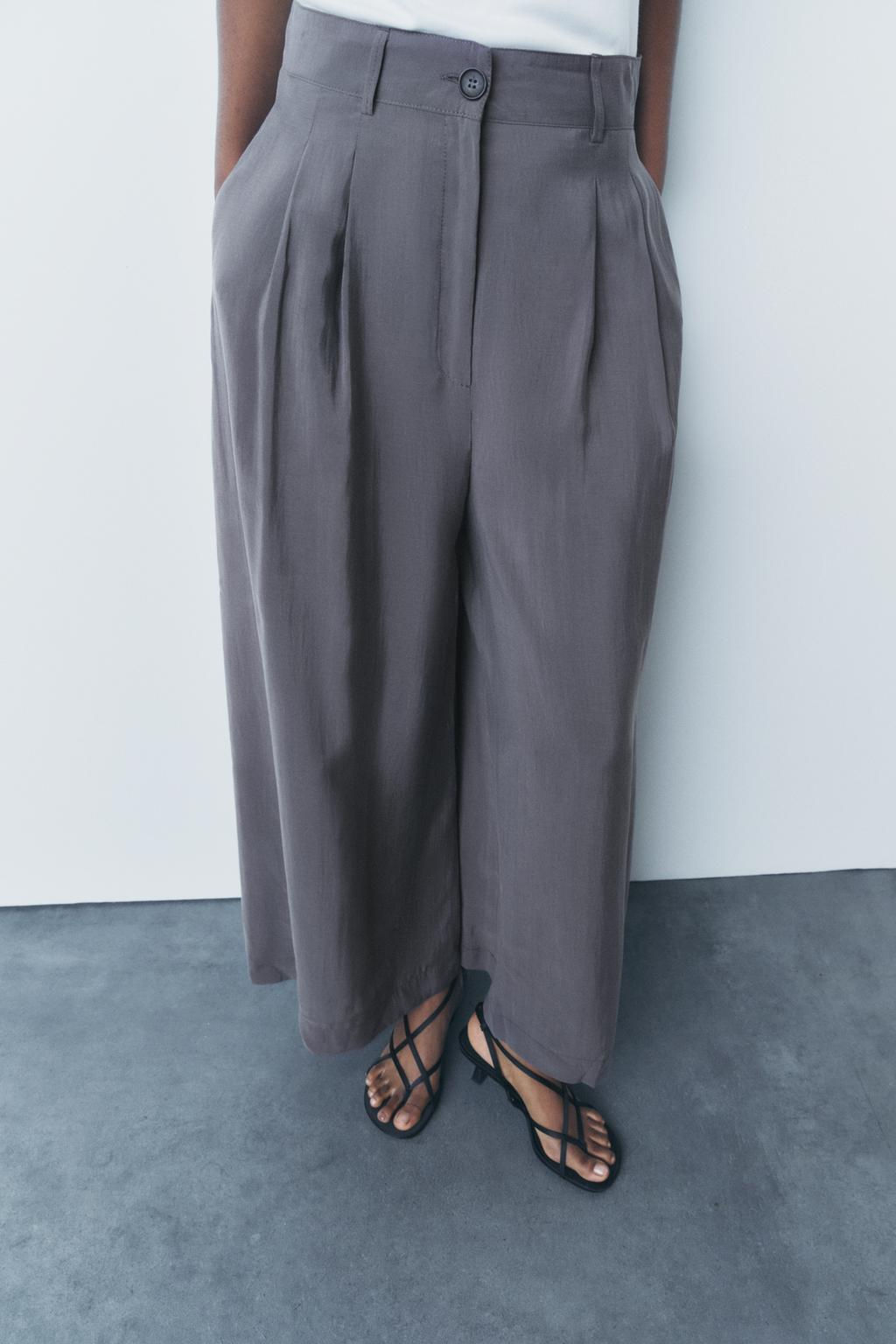 ZW COLLECTION DARTED TROUSERS - Zara фото 14