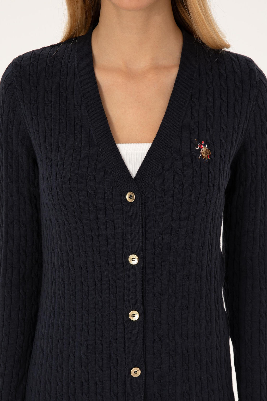 Kad_n Lacivert Basic Triko H_rka - U.s. polo assn фото 6