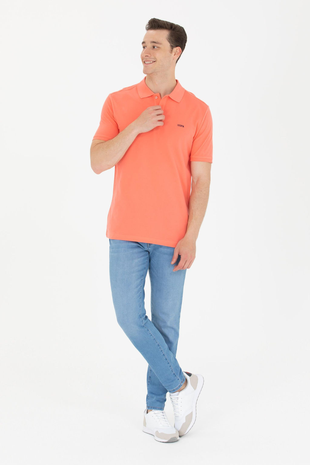 Erkek Somon Basic Polo Yaka Ti__rt