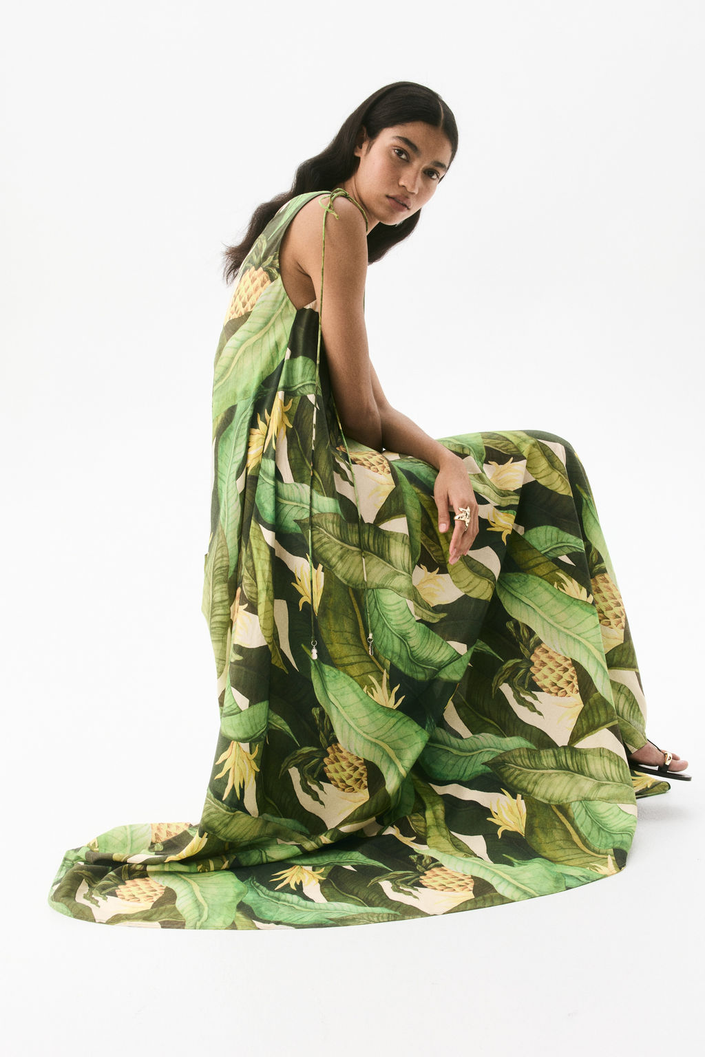 Maxivestido con volumen - H&m фото 4