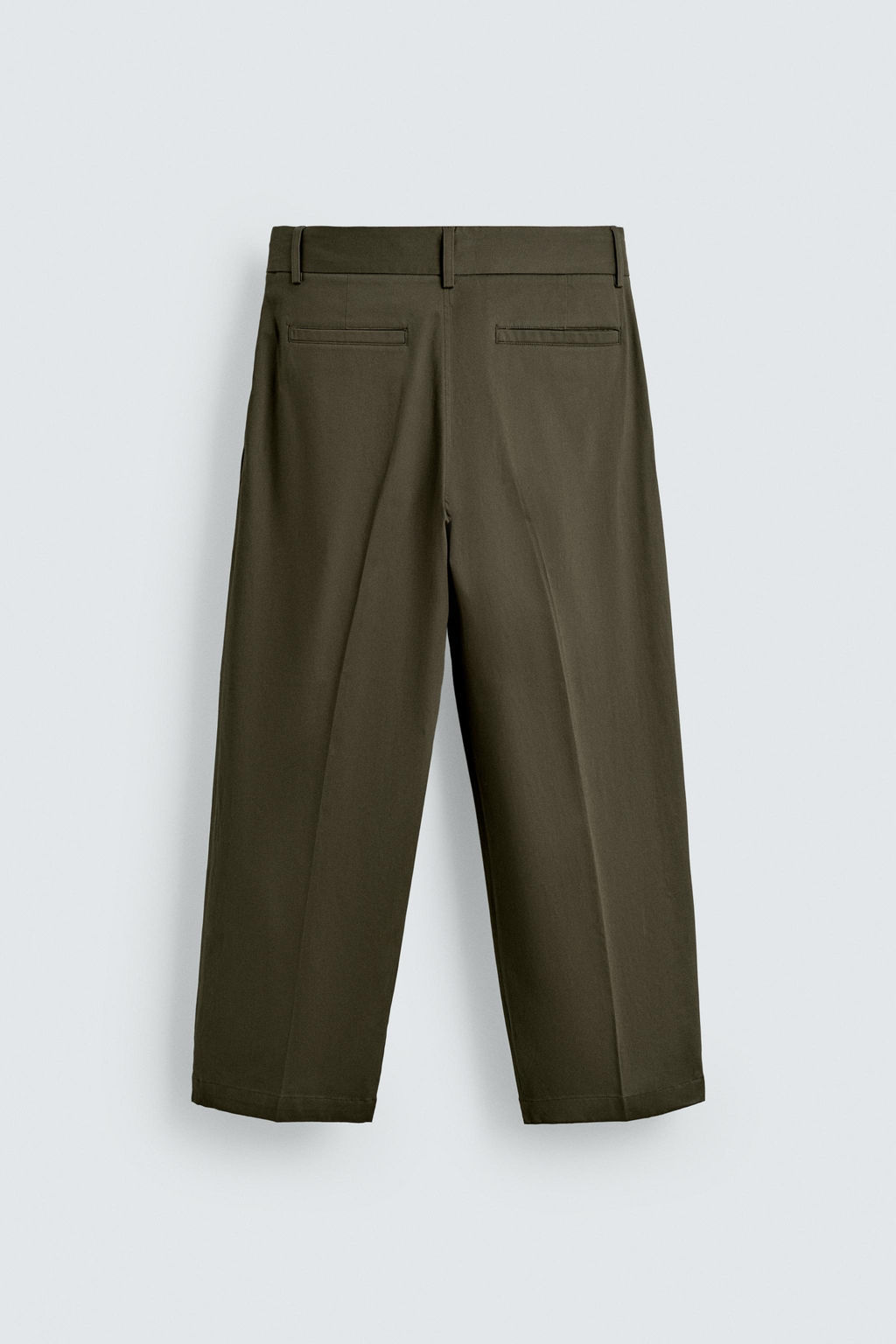 RELAXED FIT PLEATED TROUSERS - Zara фото 8