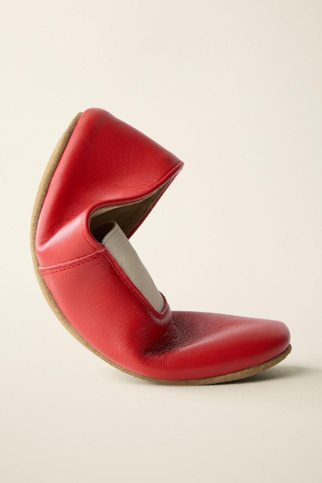 BAILARINA PIEL CREATED BY CARAMEL LONDON X ZARA / Rojo  фото 5