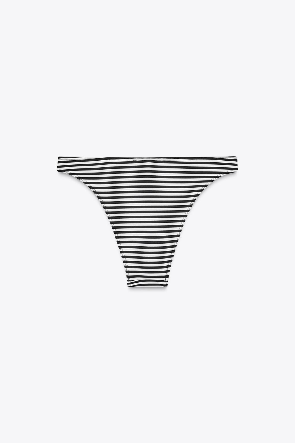 STRIPED BIKINI BOTTOMS - Zara фото 8
