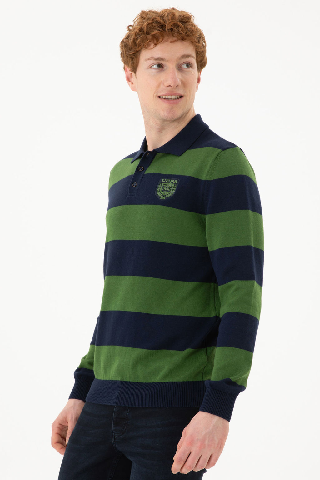 Мужской зеленый свитер - U.s. polo assn фото 17