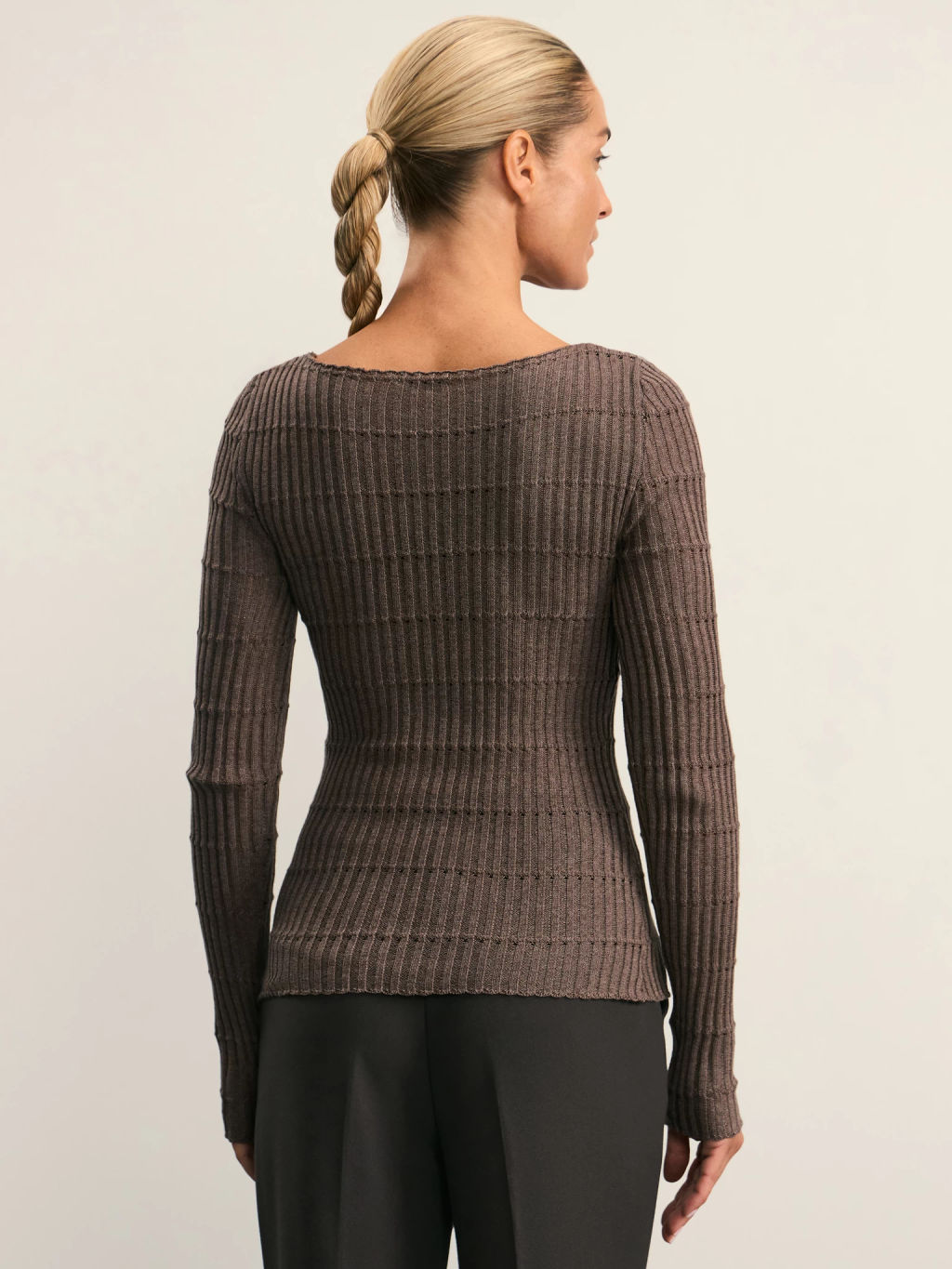 Вязаный лонгслив / Zarina  фото 5