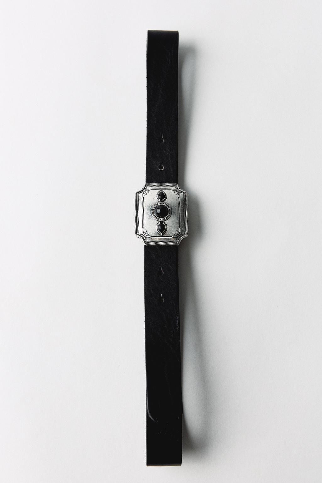 COWBOY ENGRAVED BUCKLE BELT - Zara фото 8