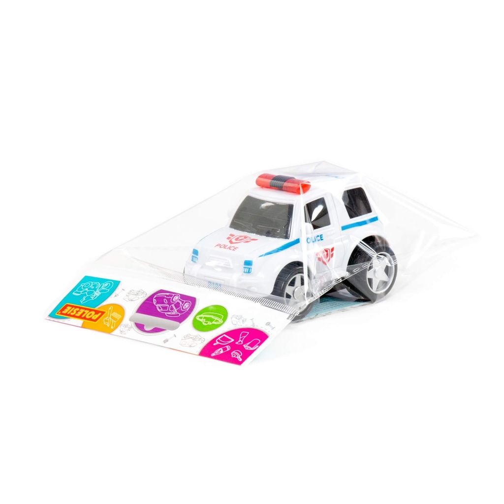 Крутой Вираж, автомобиль-полиция инерционный (в пакете) - Полесье фото 20