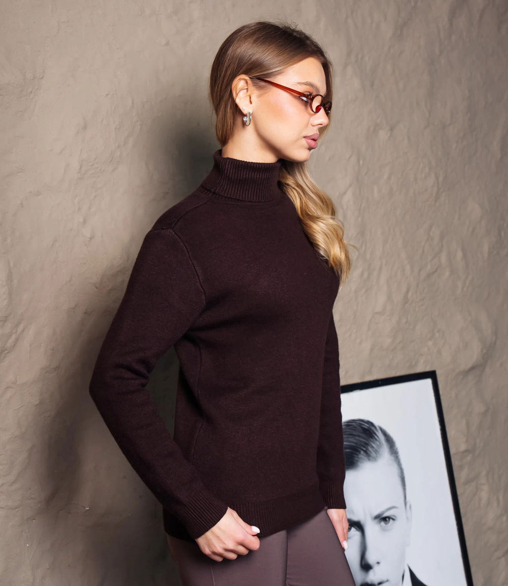 Водолазка #КТ881 (7), шоколадный - Dommod фото 2