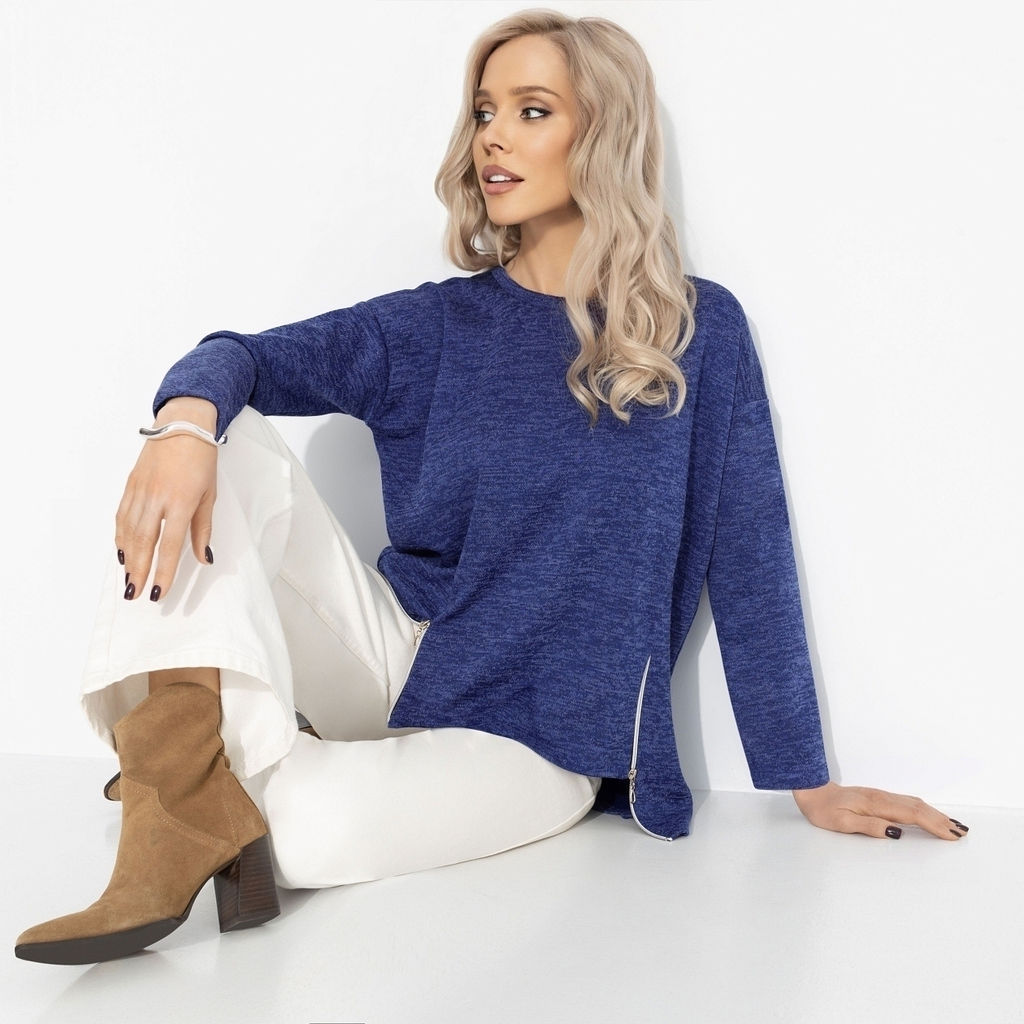 Свитшот с молниями, Городской драйв (синий) - Charutti фото 6