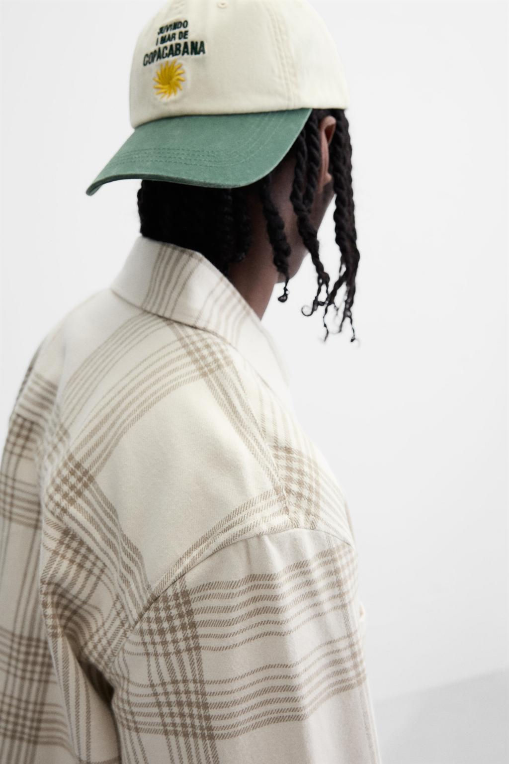 CHECKED FLANNEL SHIRT - Zara фото 14