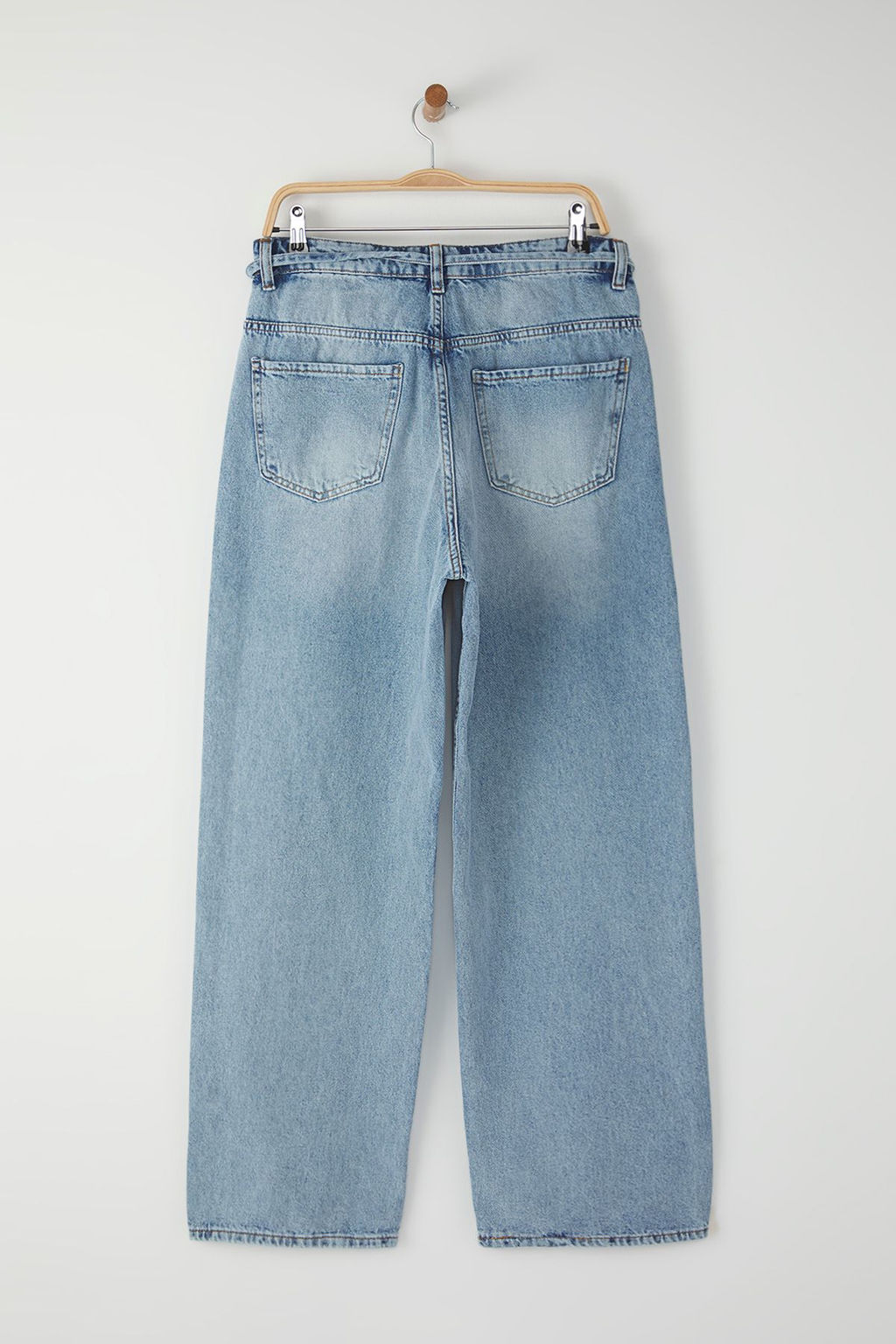 TRENDYOL MAN Mavi Erkek Baggy Fit Jeans Bol Kot Pantolon TMNSS25JE00002 - Trendyolmilla фото 11