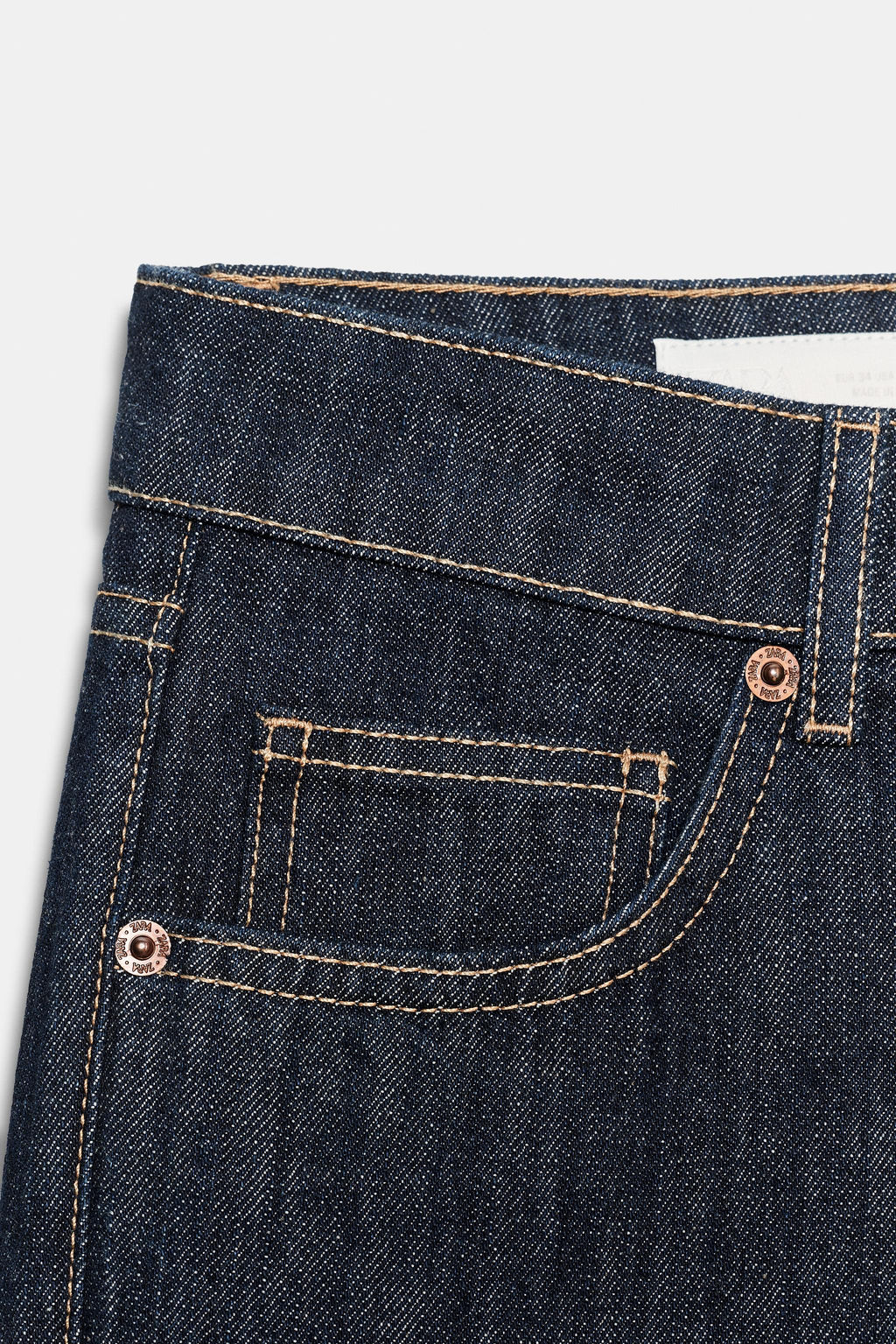 JEANS TRF WIDE LEG TIRO BAJO / ?ndigo oscuro - Zara фото 8