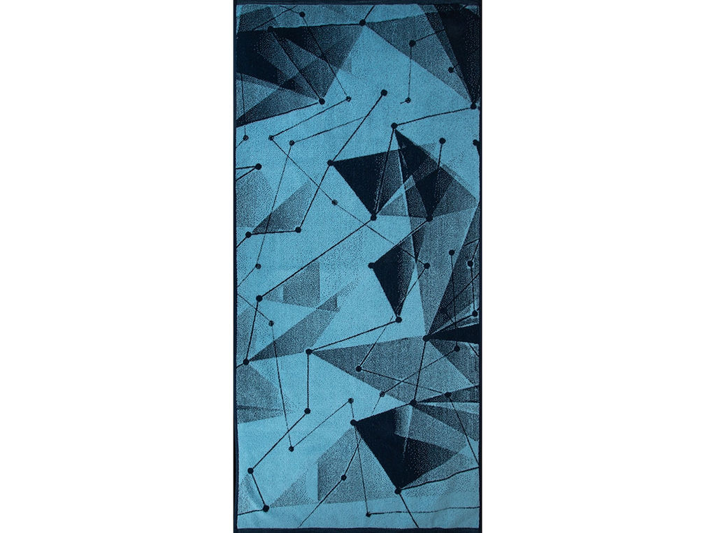 6с102.411ж1 Млечный путь(т.синий2) Полотенце махровое 67х150см