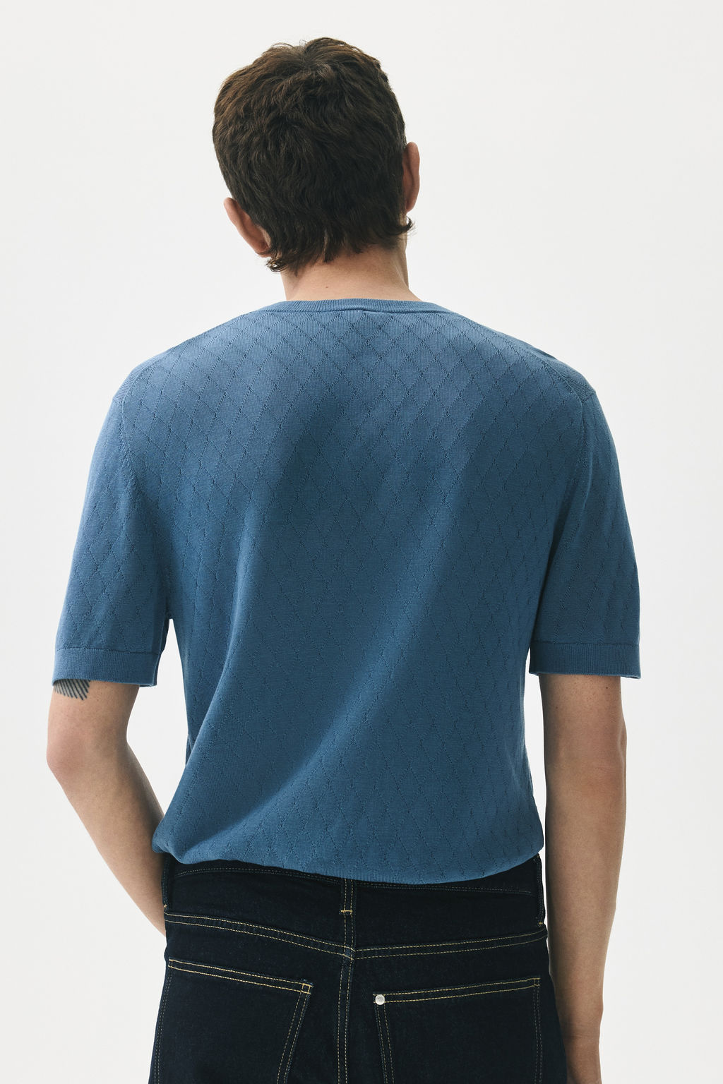 Camiseta de punto Slim Fit - H&m фото 7